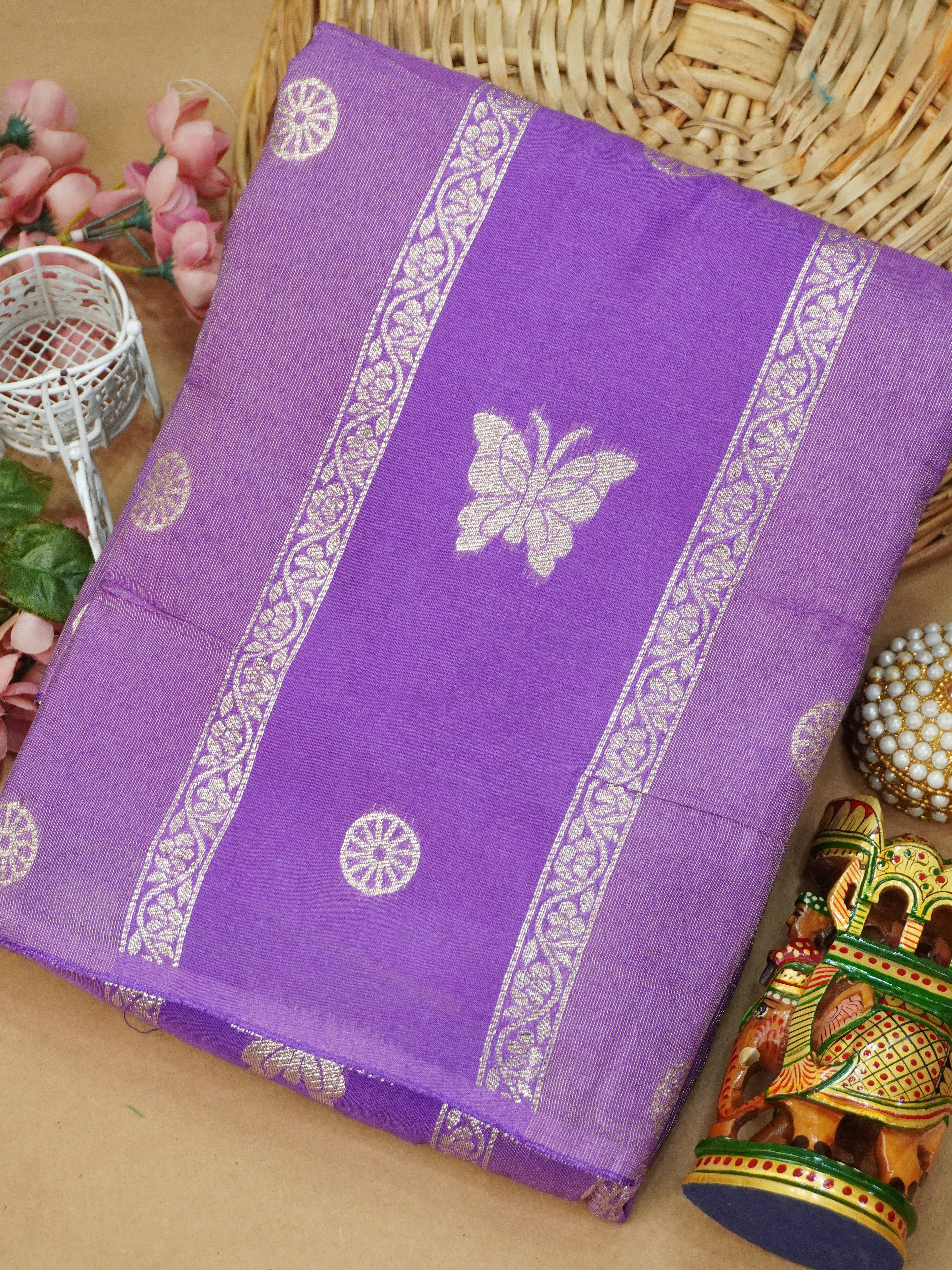 Viscose Georgette Saree | TTDS3162