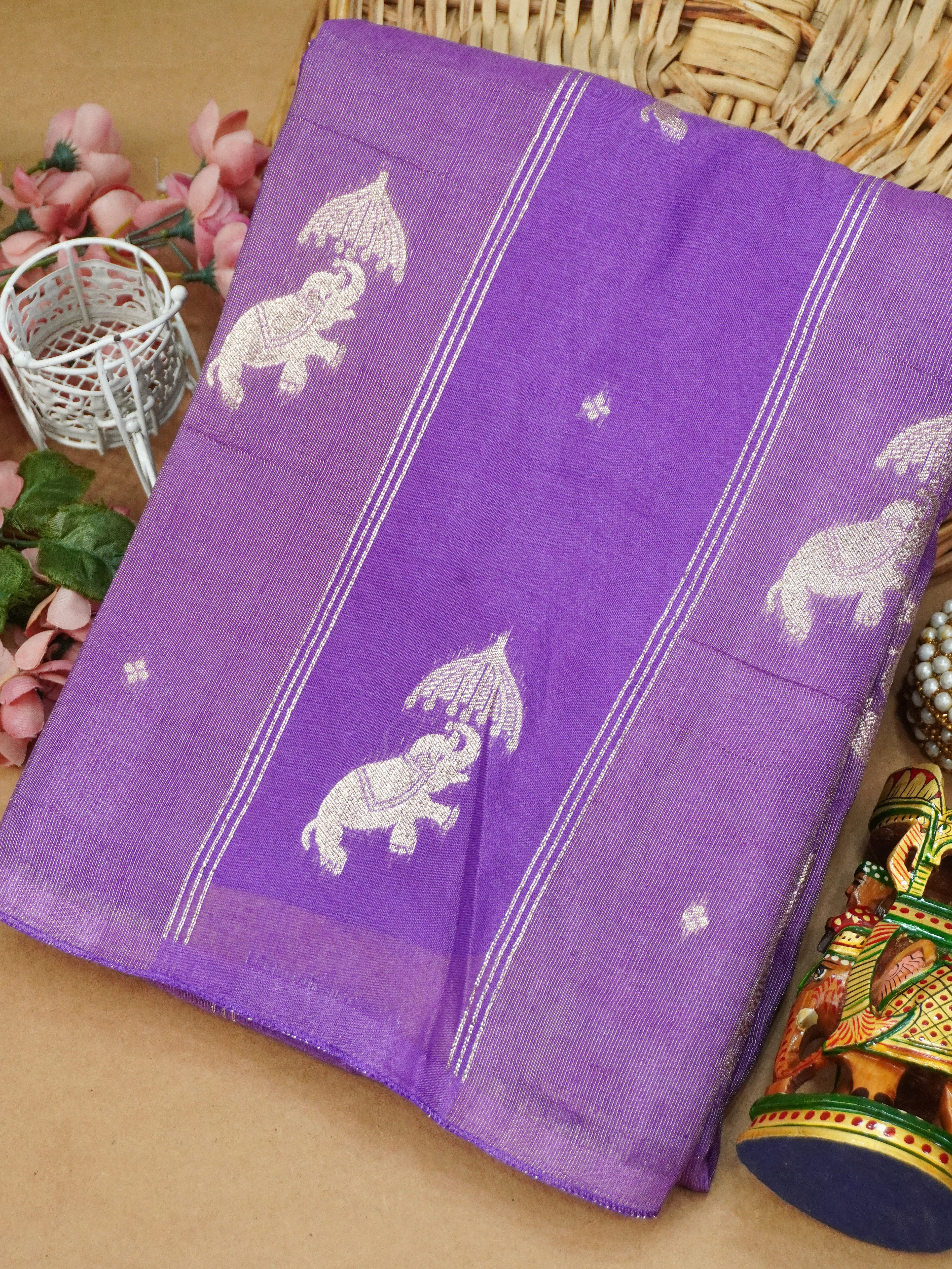 Viscose Georgette Saree | TTDS3161
