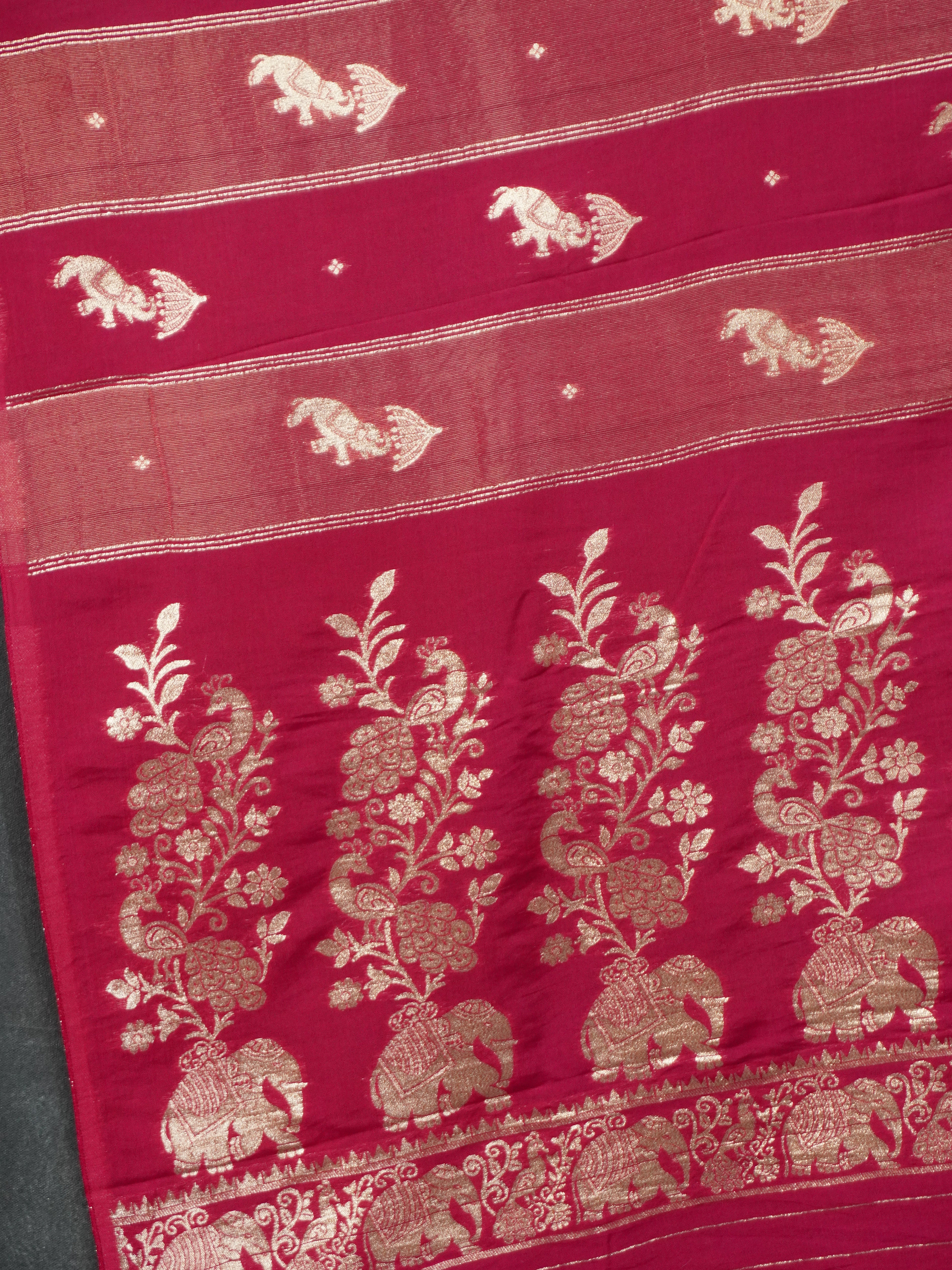 Viscose Georgette Saree | TTDS3161