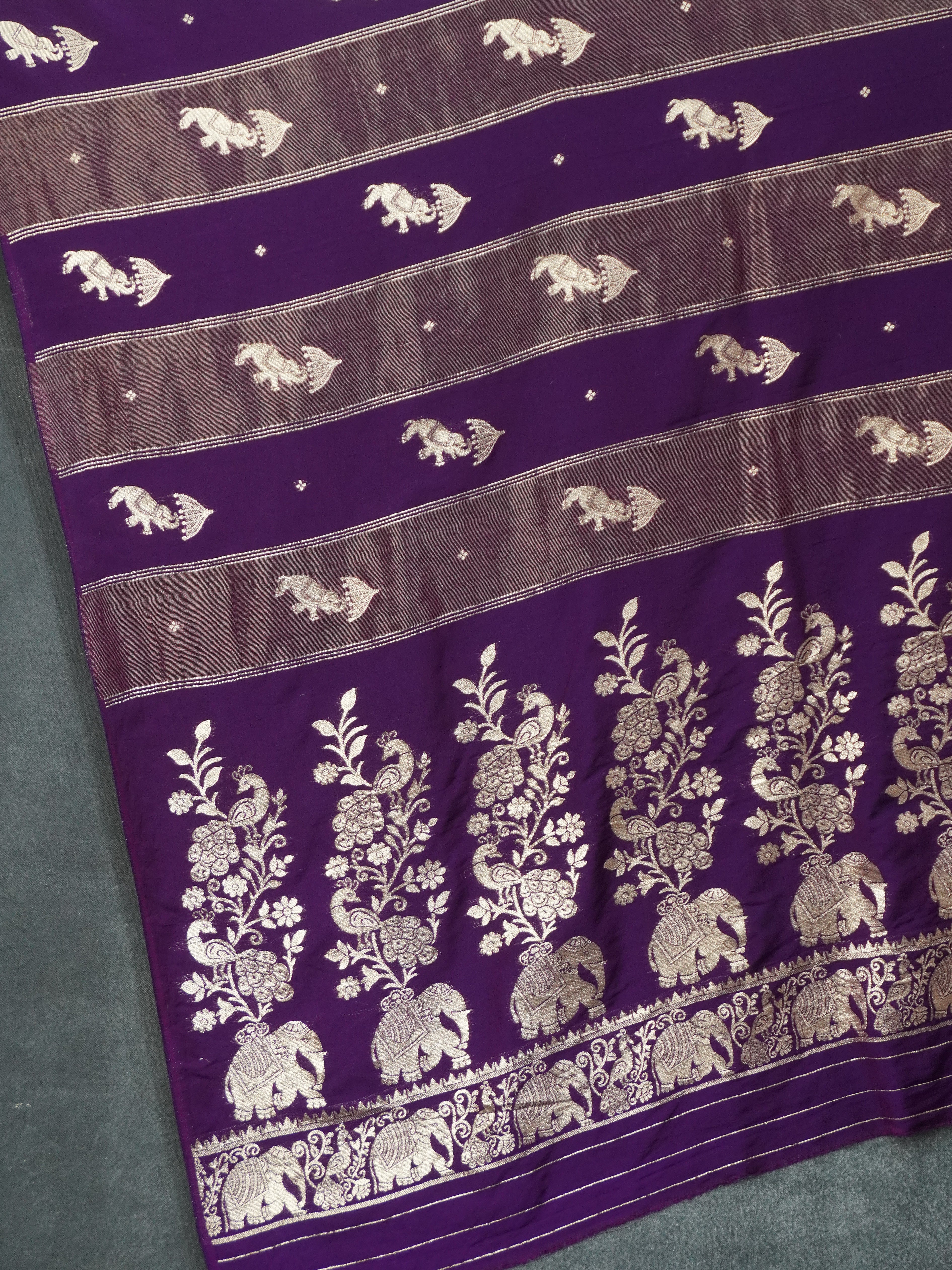 Viscose Georgette Saree | TTDS3161