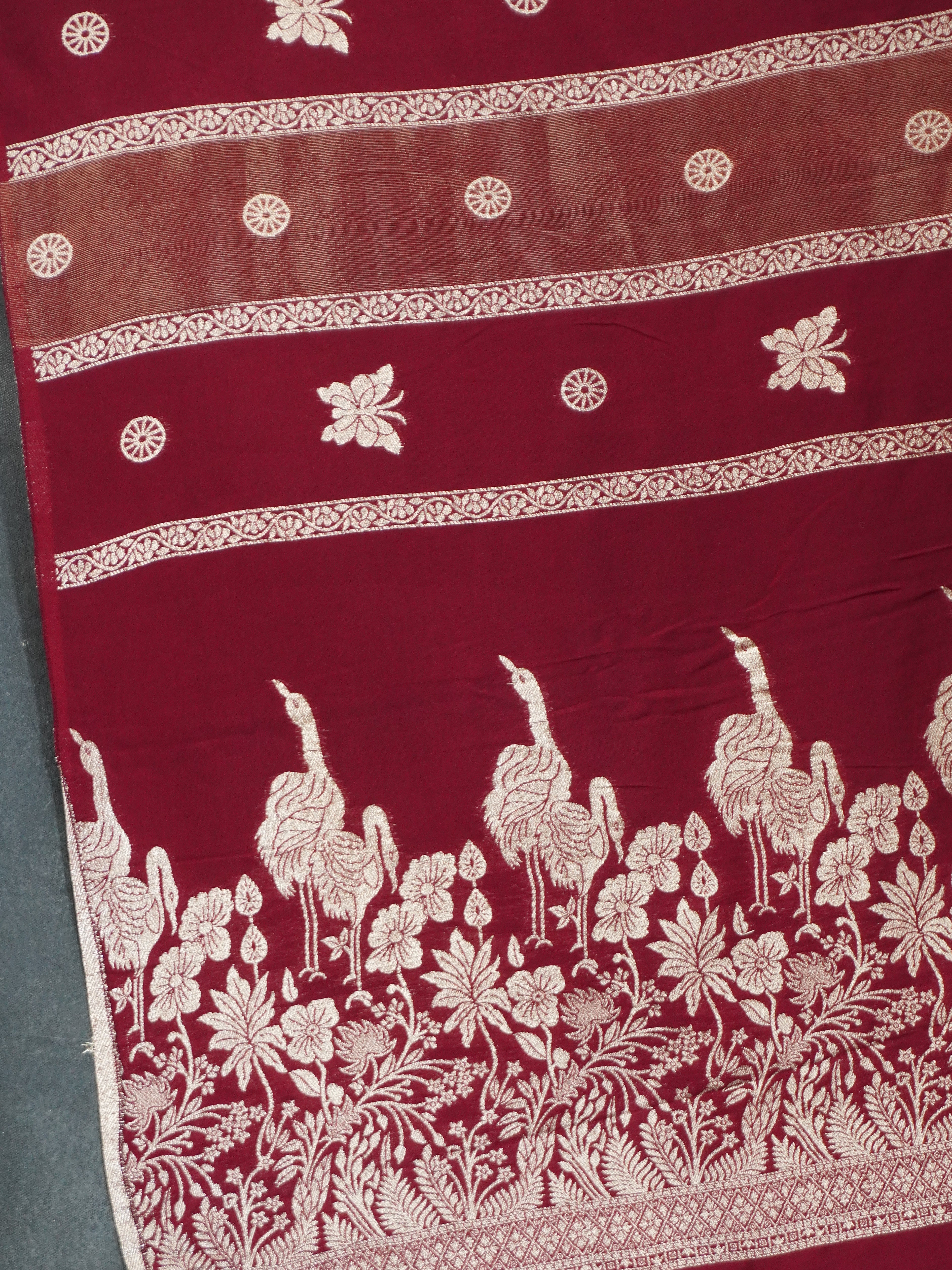 Viscose Georgette Saree | TTDS3162