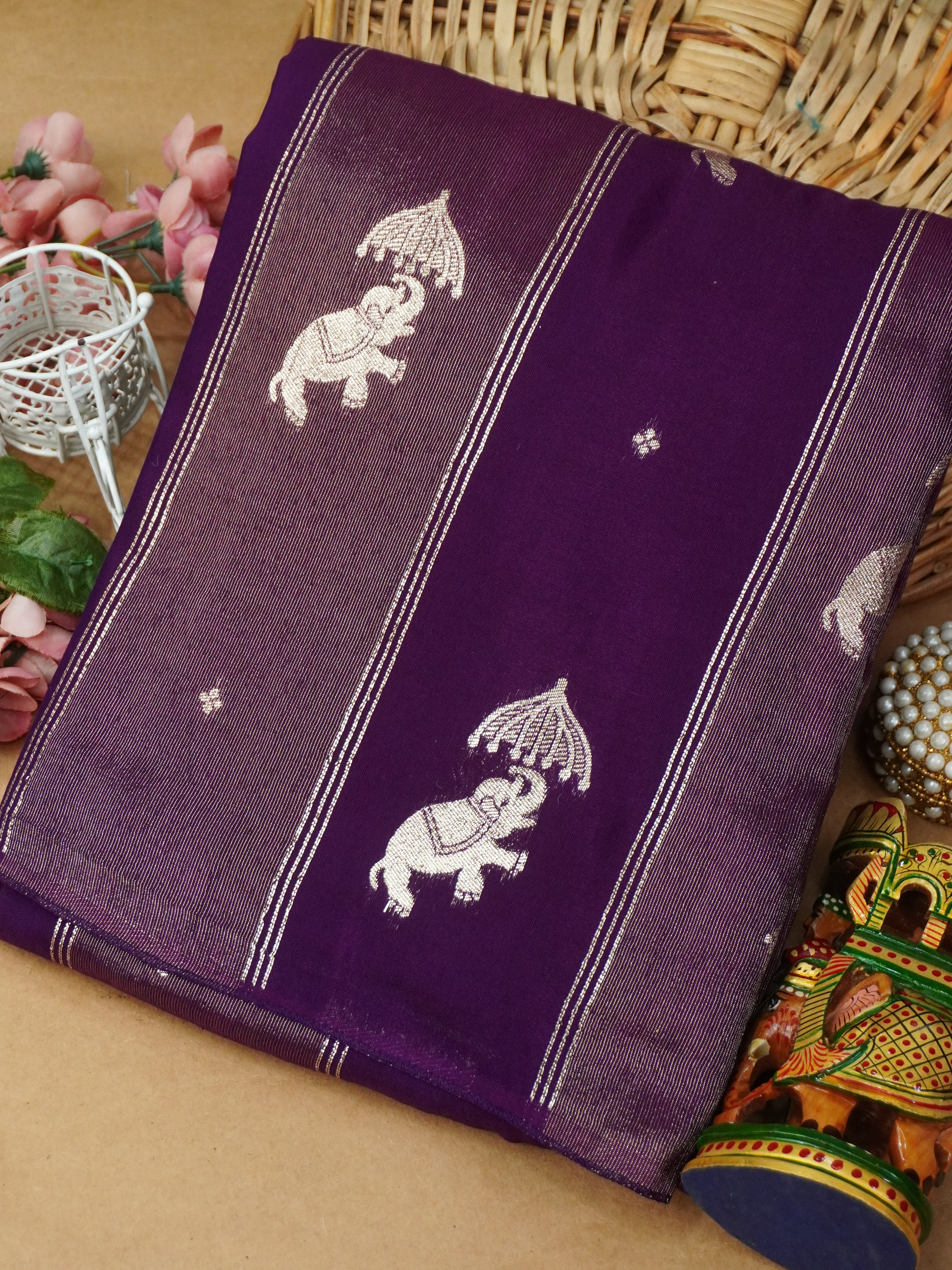 Viscose Georgette Saree | TTDS3161