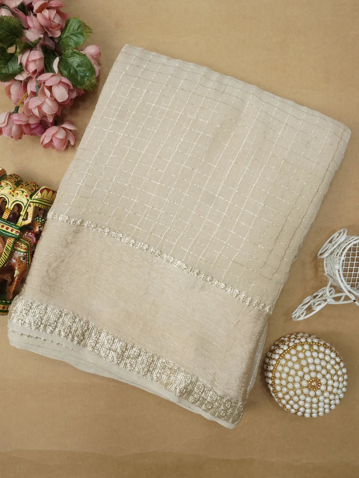 Viscose Georgette Saree | TTDS3077