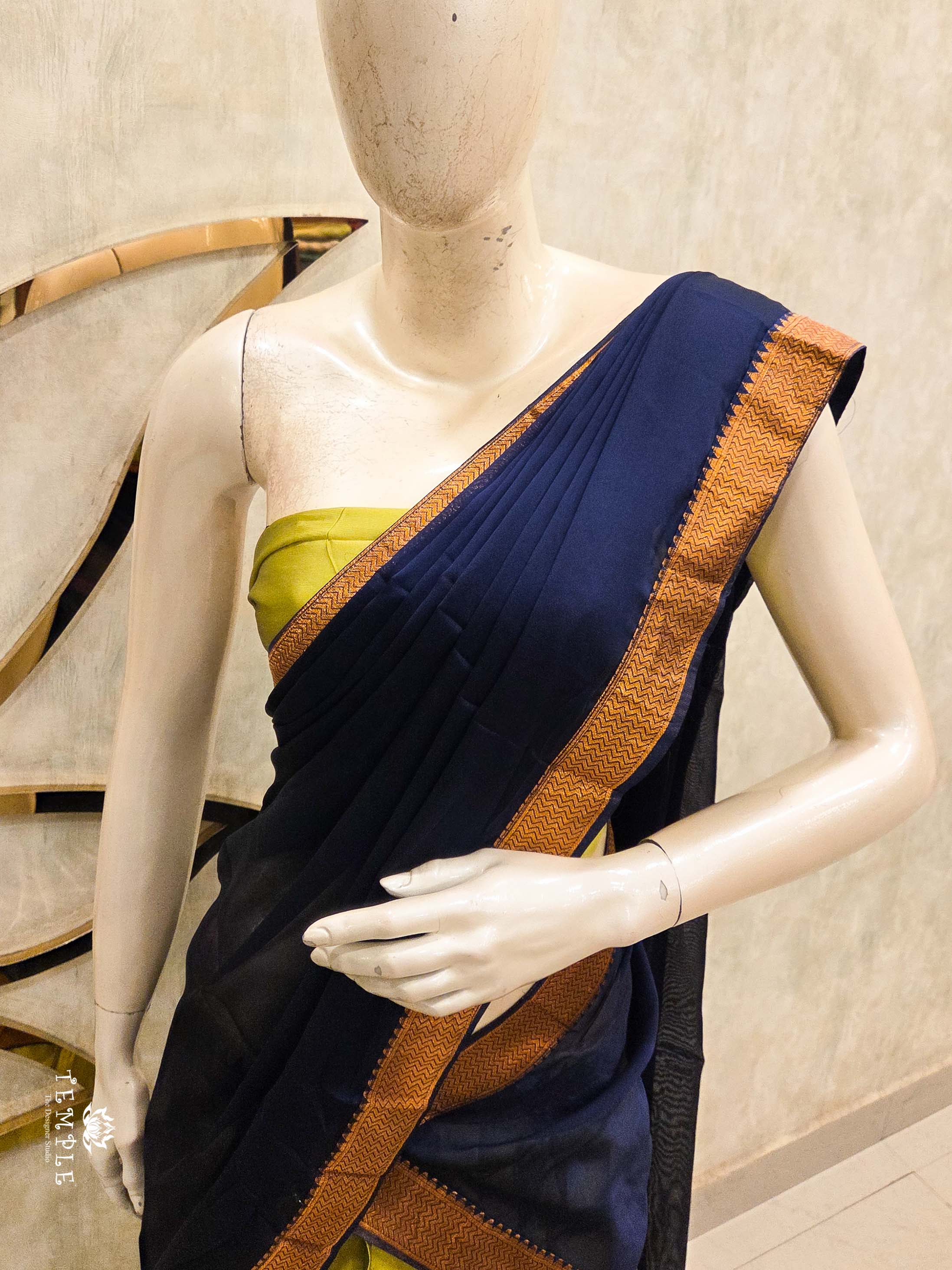 Silk Pattu Pavadai With Dhavani Set | TTDS2161
