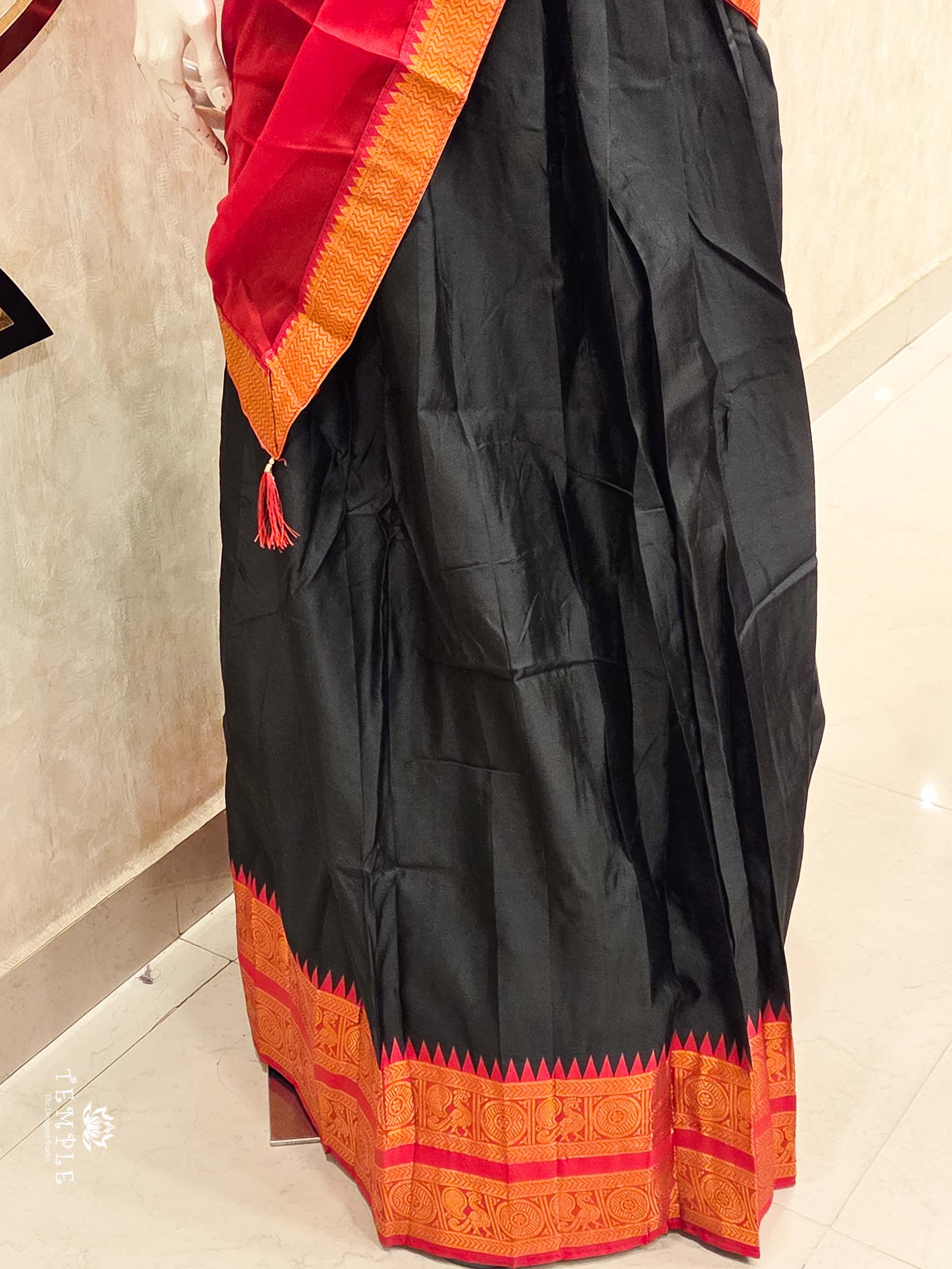 Silk Pattu Pavadai With Dhavani Set | TTDS2161