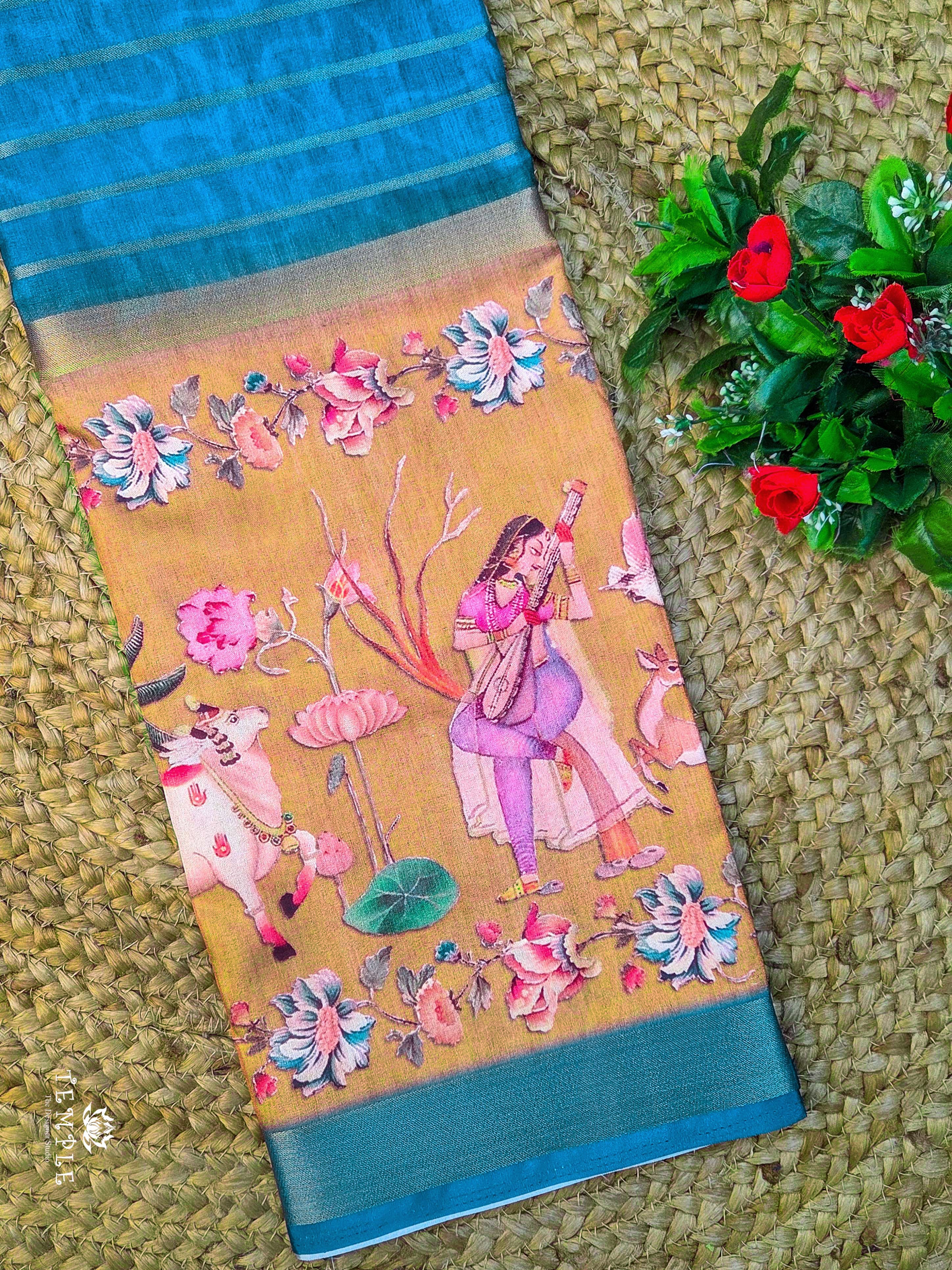 Printed Art Silk saree | TTDS2246