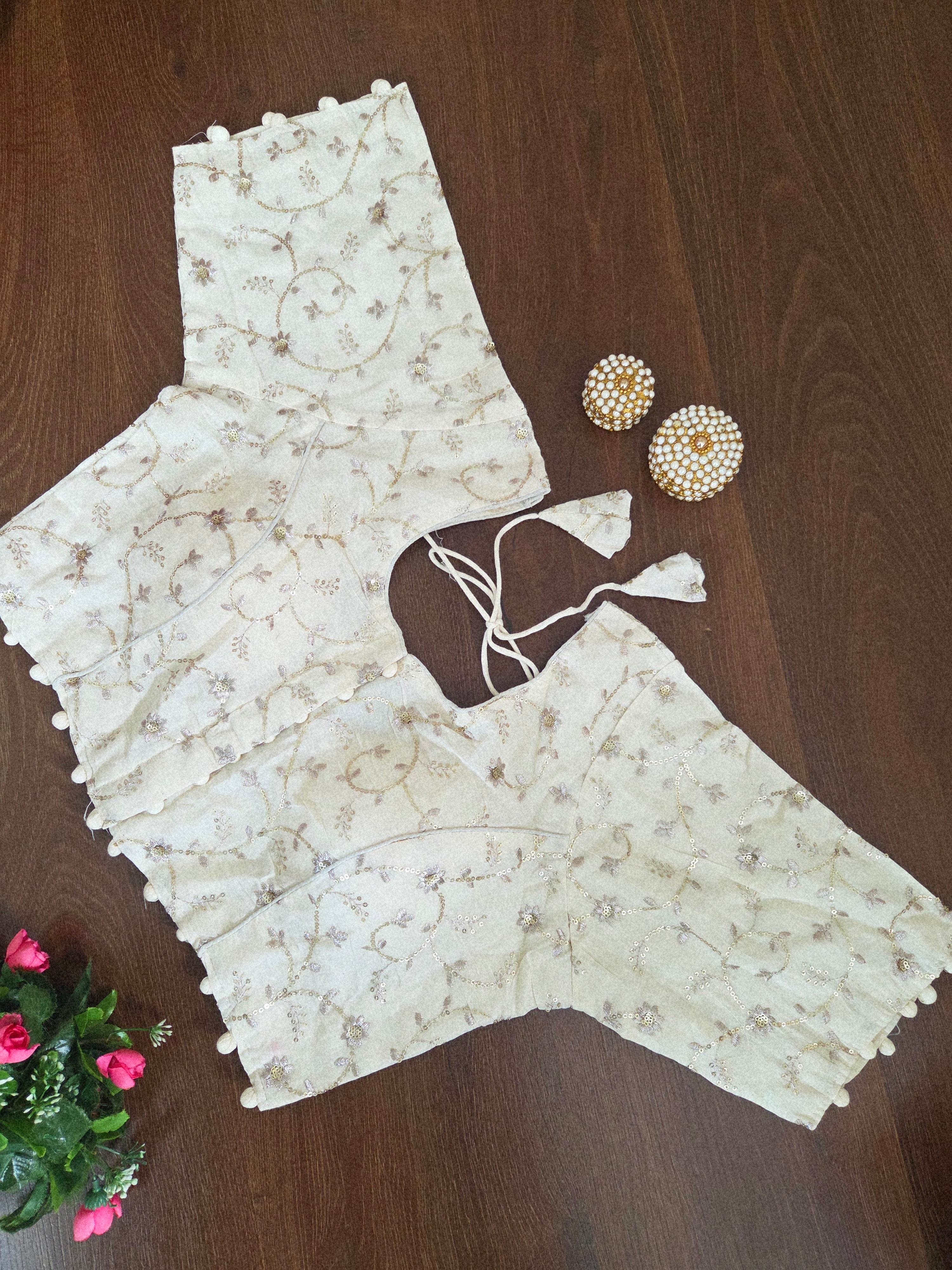 Pure Kadhi Readymade Blouse | TTDS2296