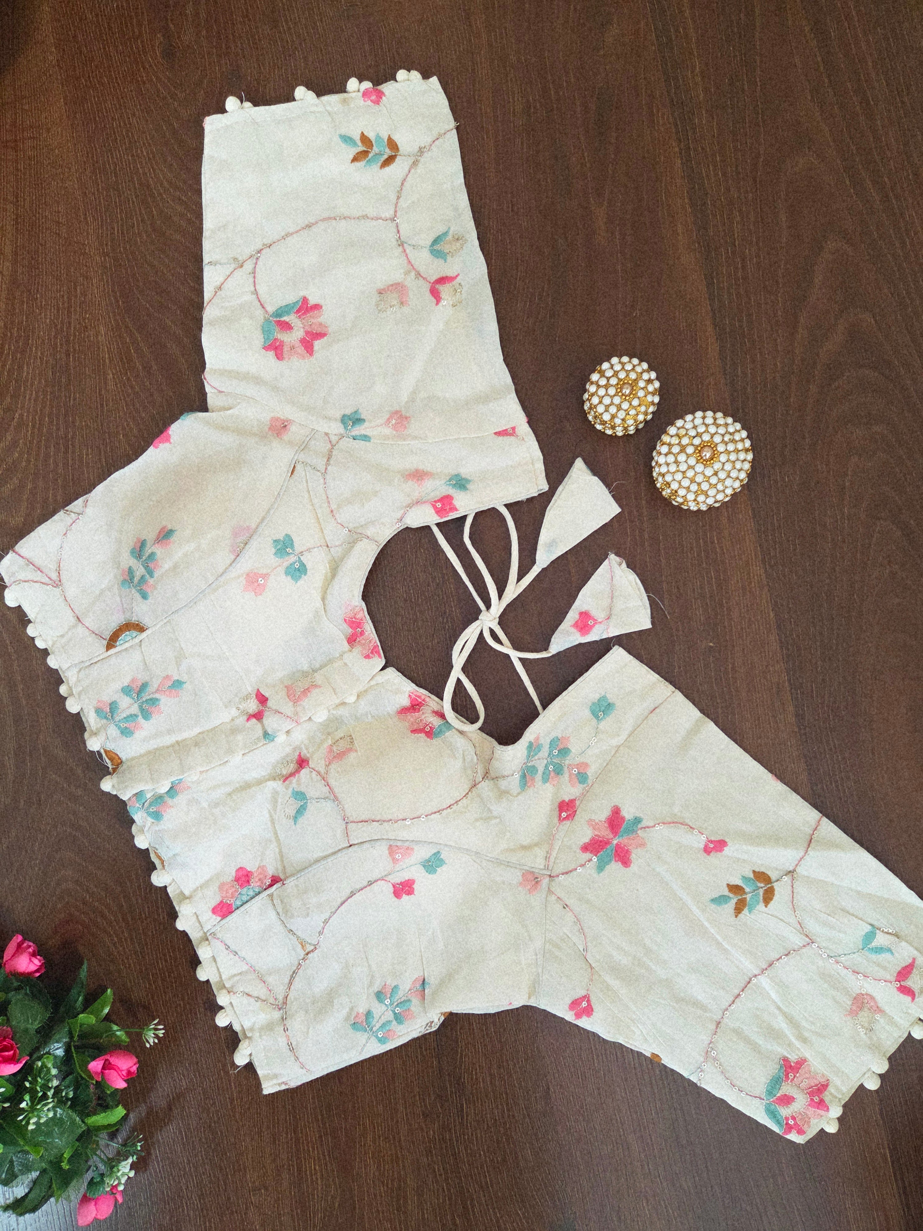 Pure Kadhi Readymade Blouse | TTDS2296