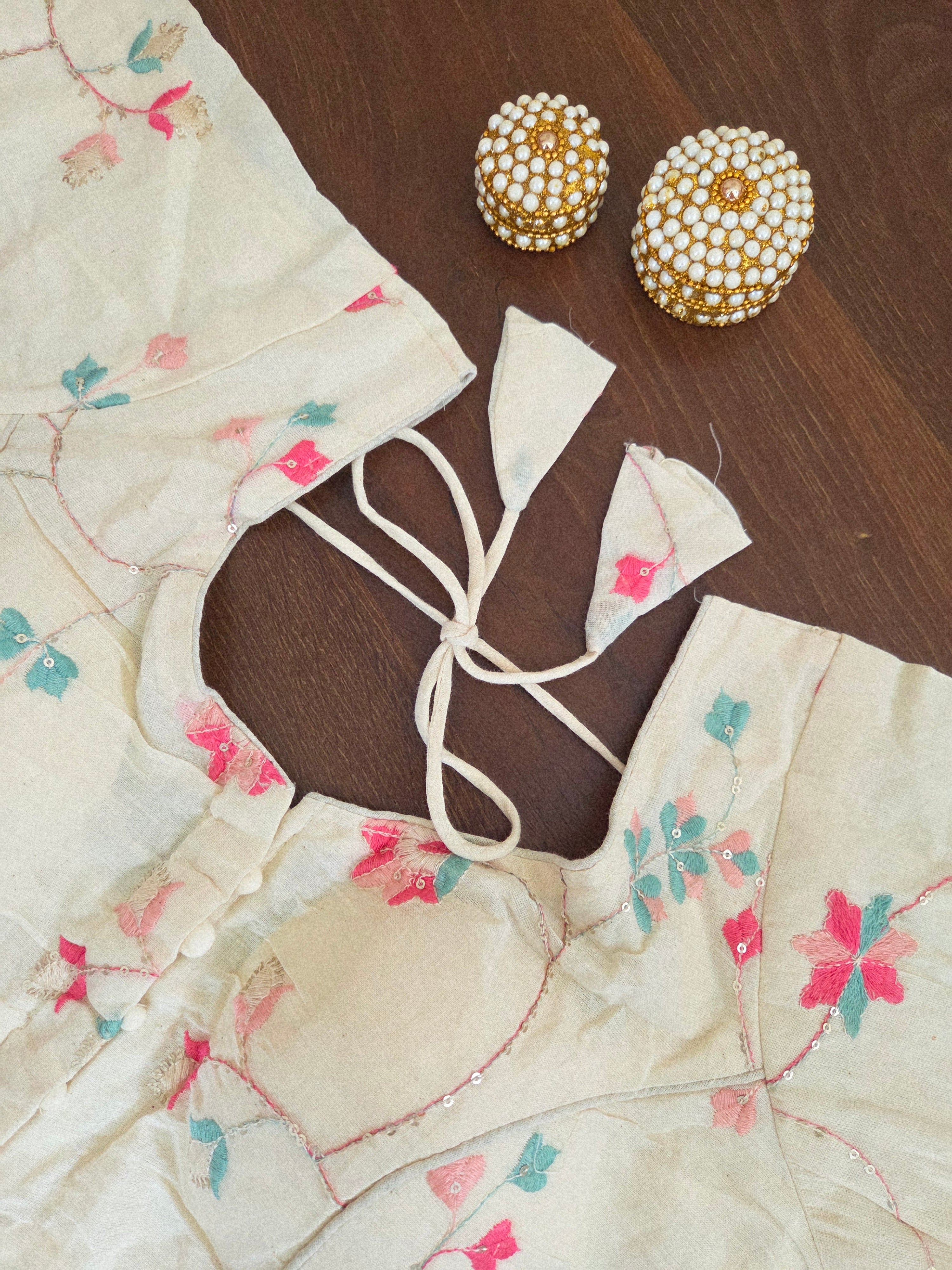 Pure Kadhi Readymade Blouse | TTDS2296
