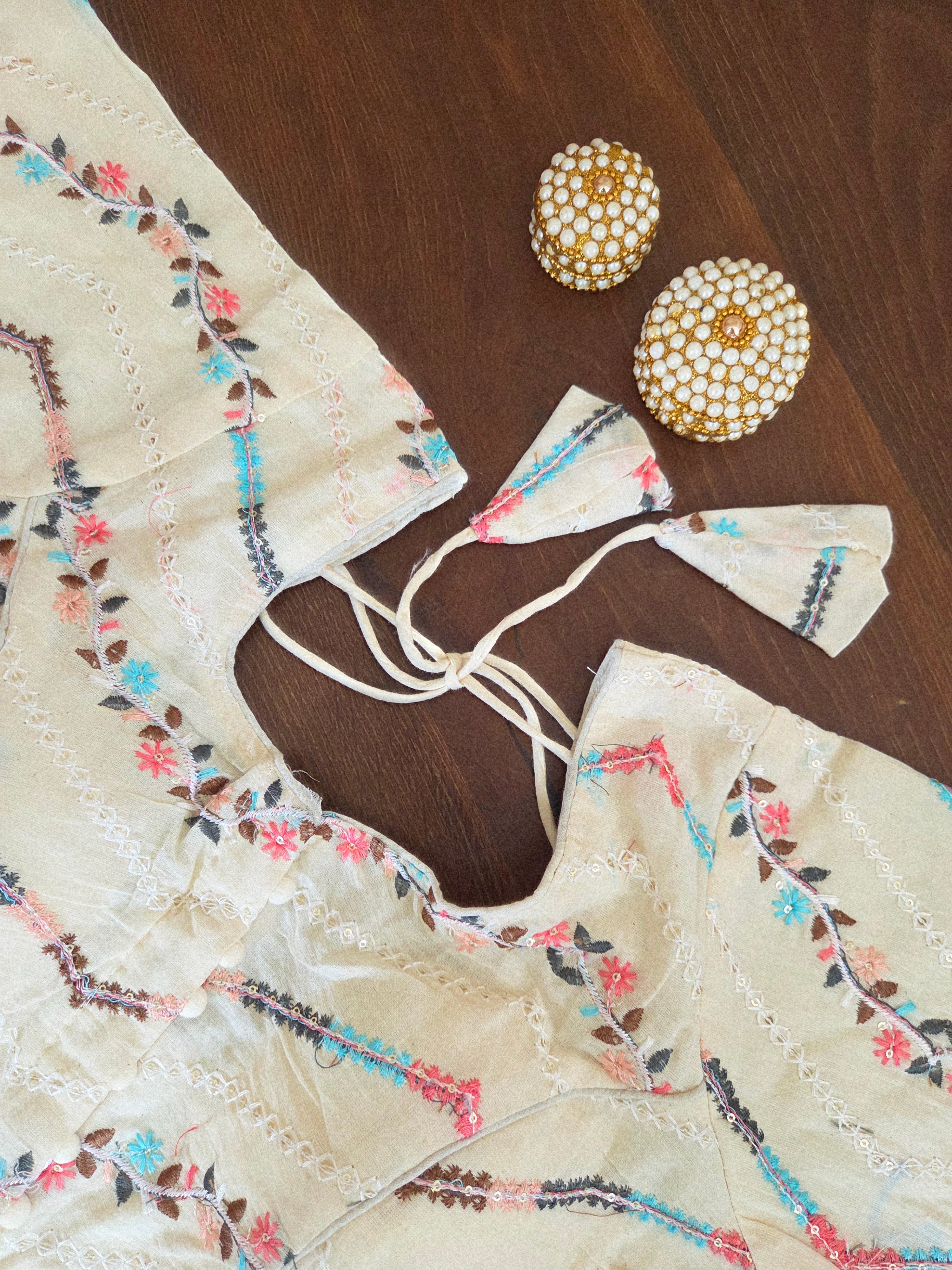 Pure Kadhi Readymade Blouse | TTDS2296