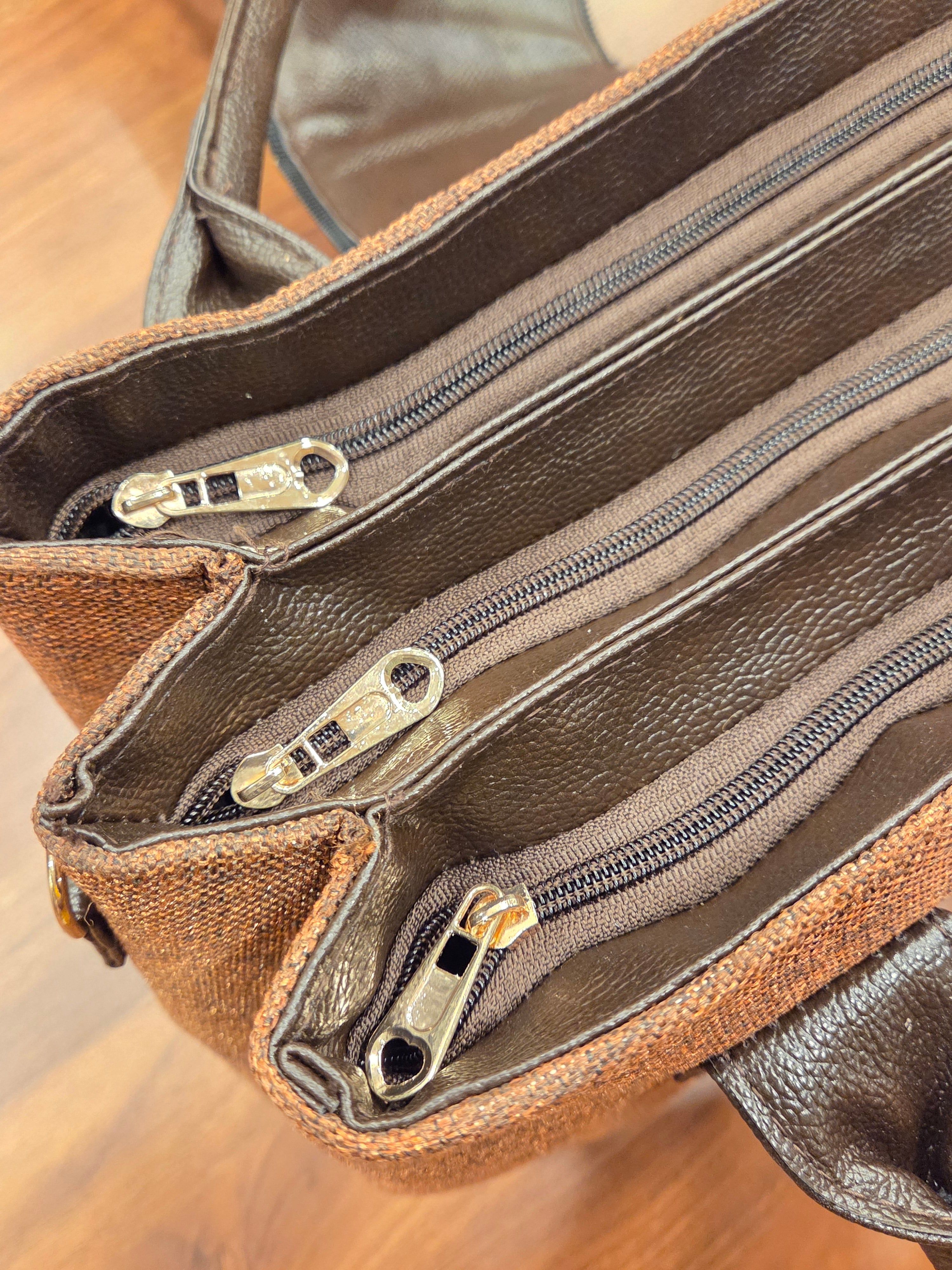 Triple Partition Sling Cum Hand Bag | TTDS2295