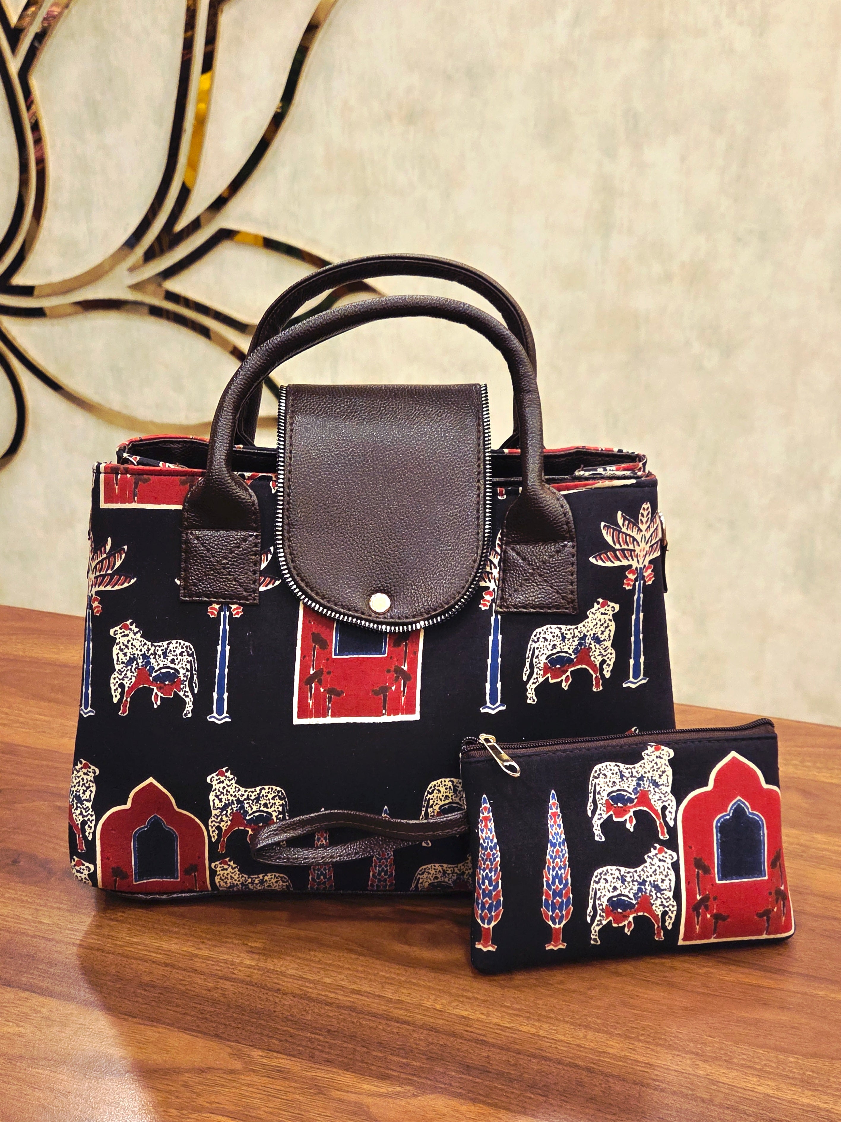 Triple Partition Sling Cum Hand Bag | TTDS2322