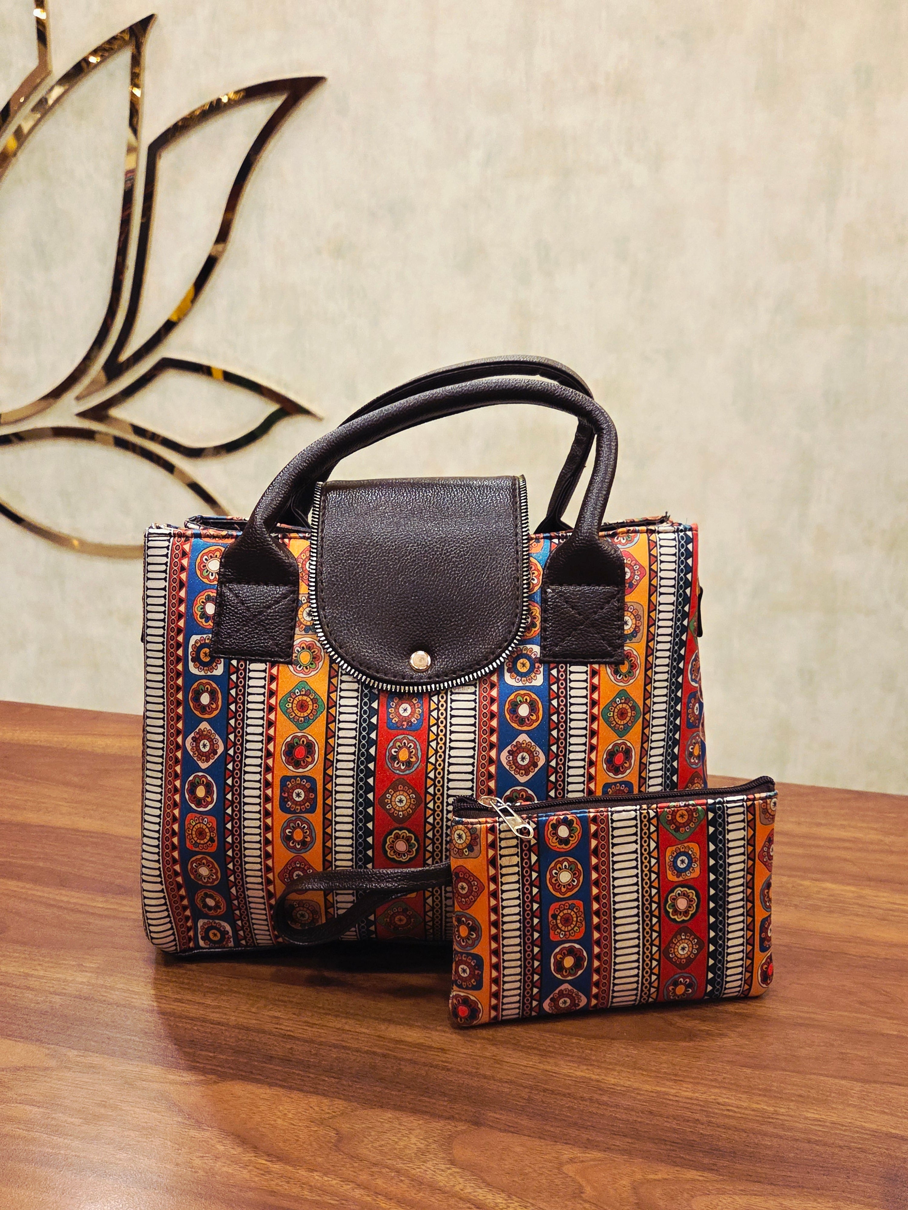 Triple Partition Sling Cum Hand Bag | TTDS2322