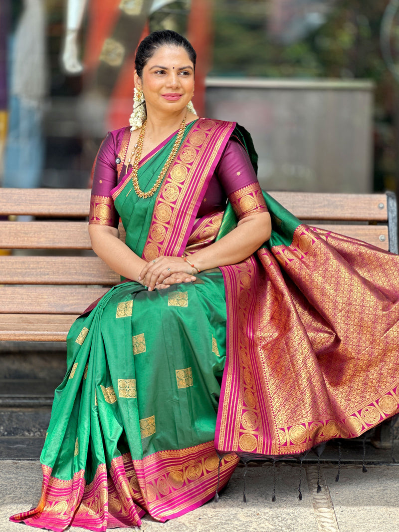 Semi Silk Saree | TTDS3319