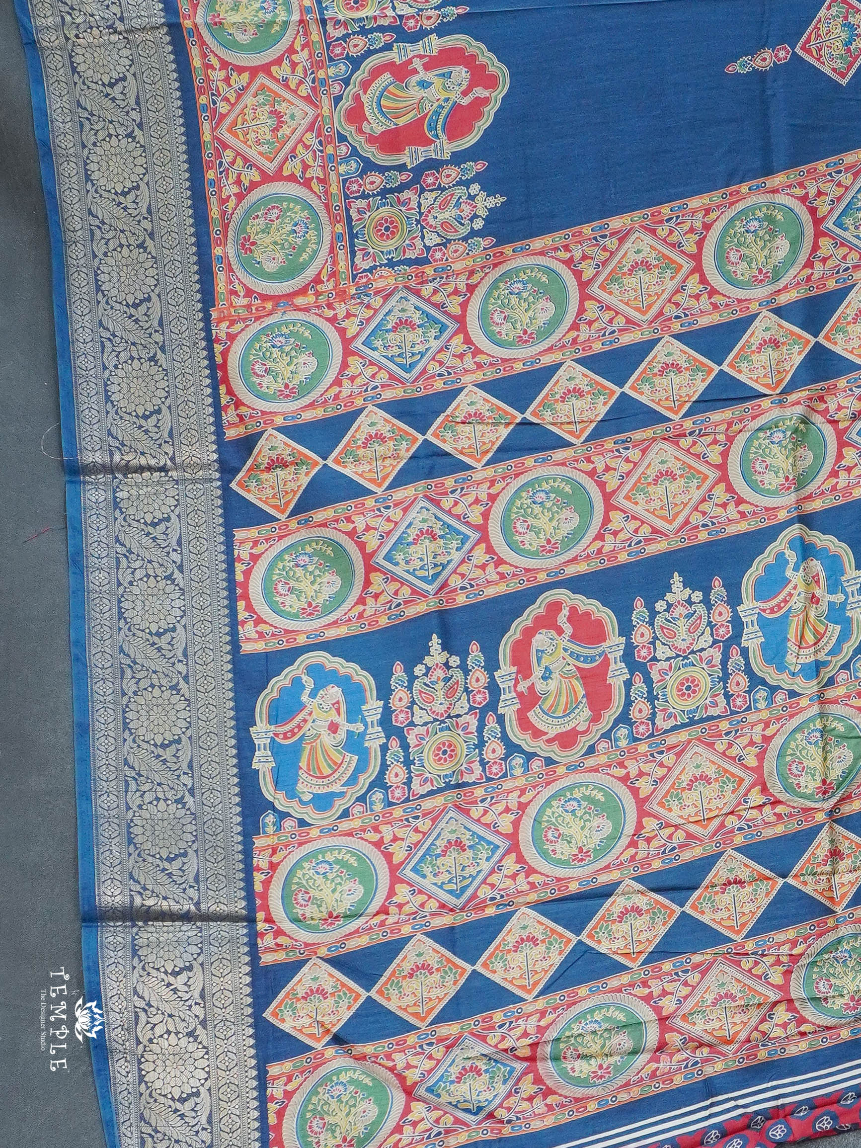 Printed Pashmina Touch Saree | TTDS2780