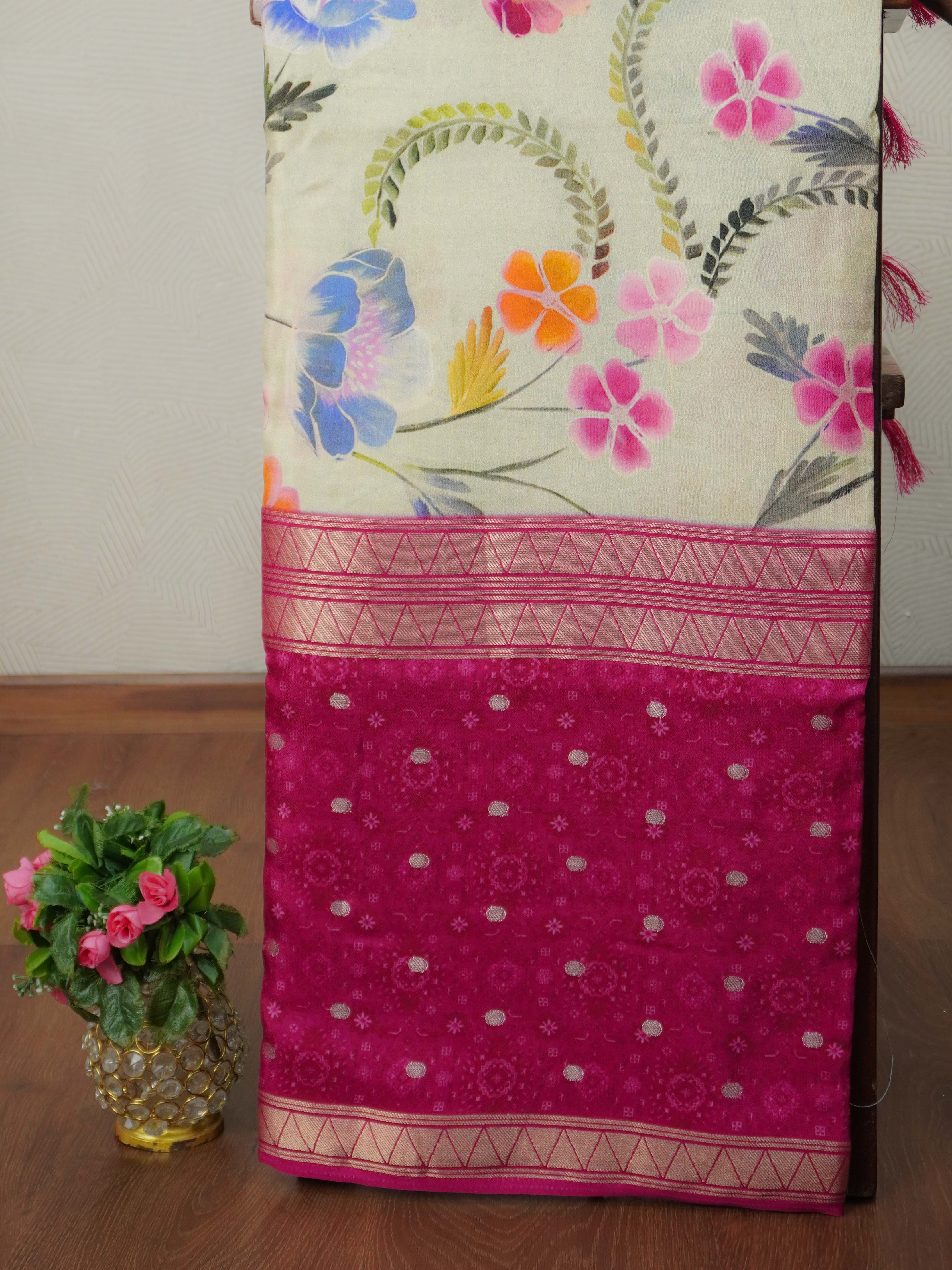 Premium Viscose Georgette Saree | TTDS2707