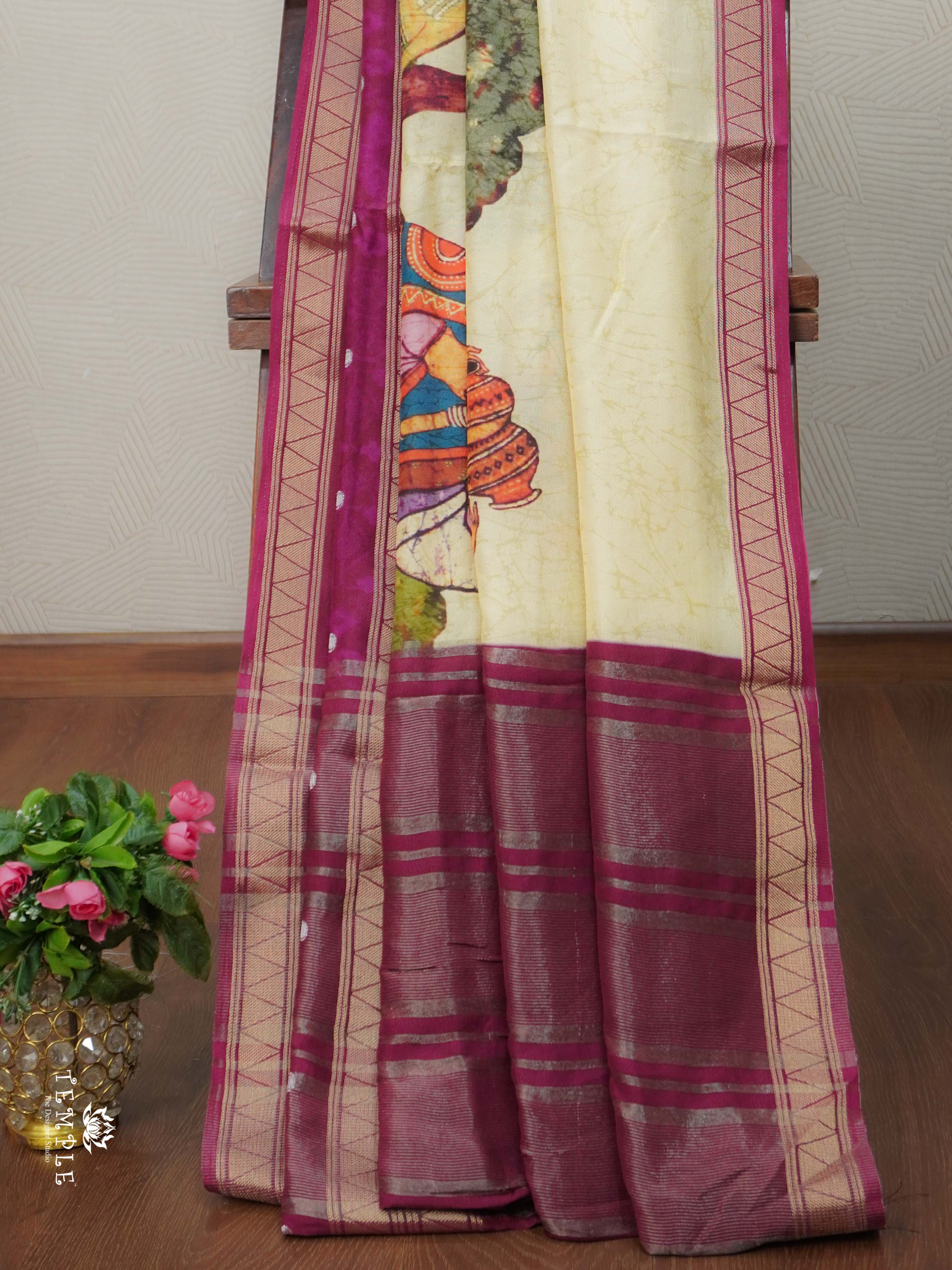 Premium Viscose Georgette Saree | TTDS2707