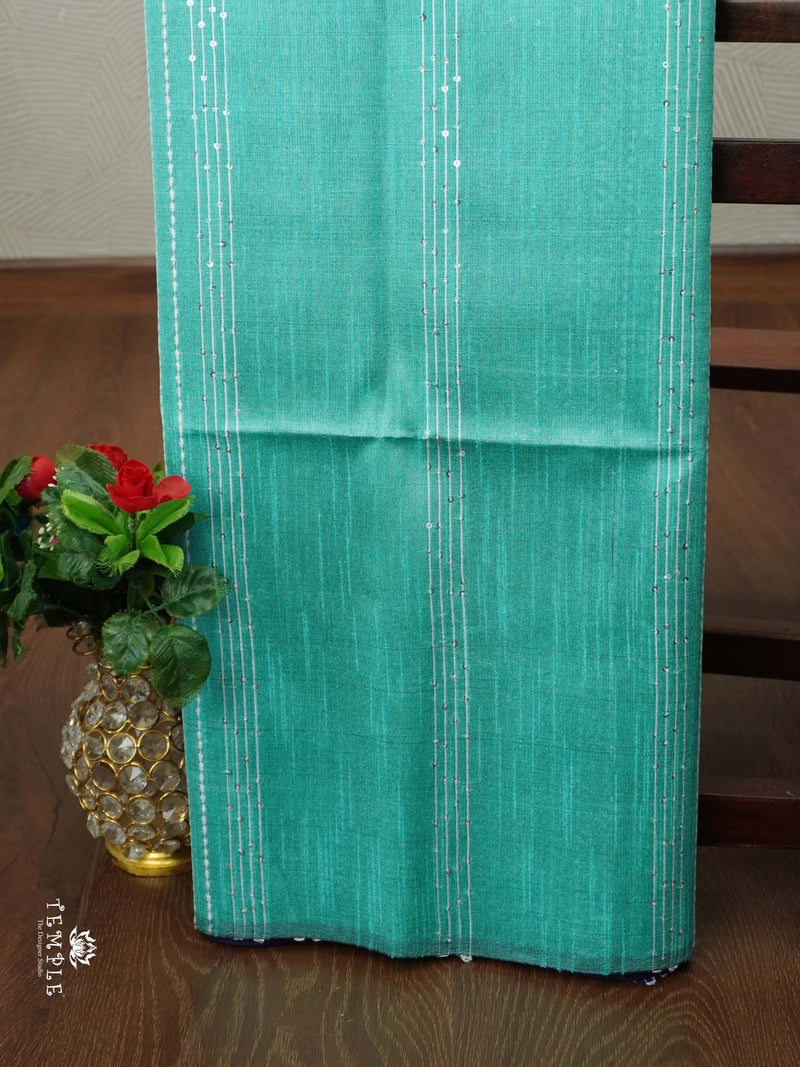 Raw Silk Saree with sequins Work | TTDS2100
