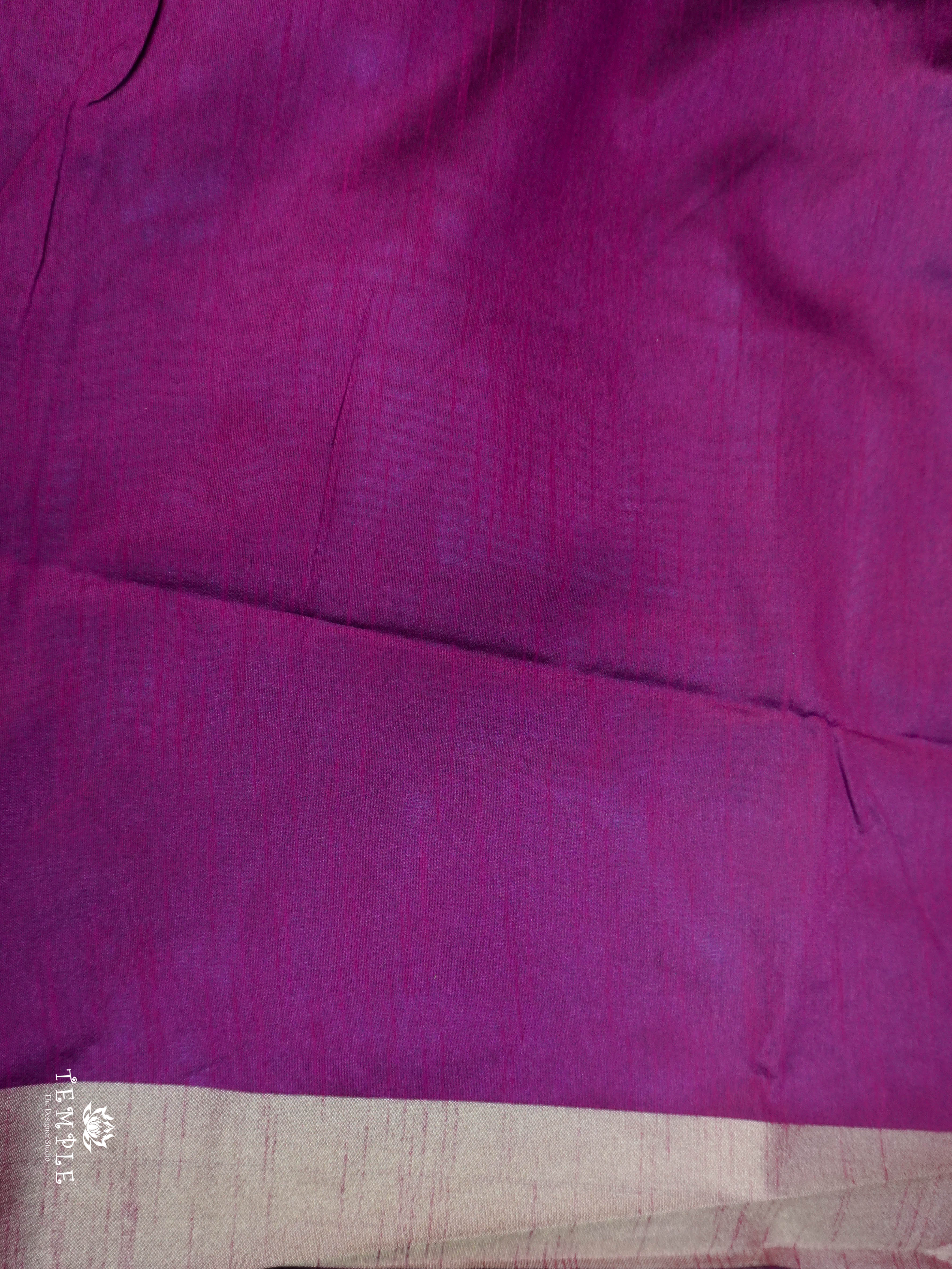 Raw Silk Saree With Zari & Thread Woven | TTDS1797