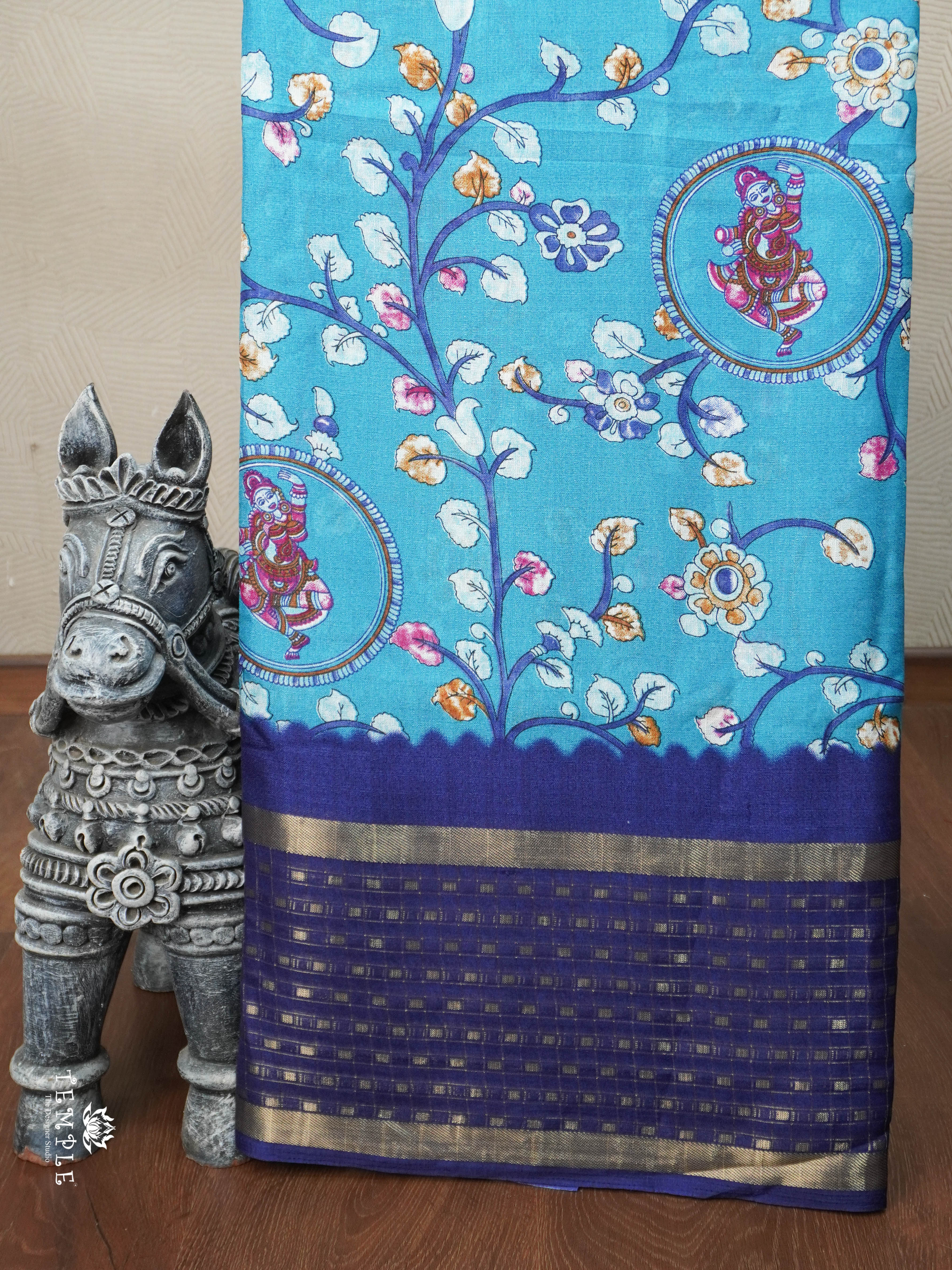 Printed Marshmallow Saree | TTDS2788
