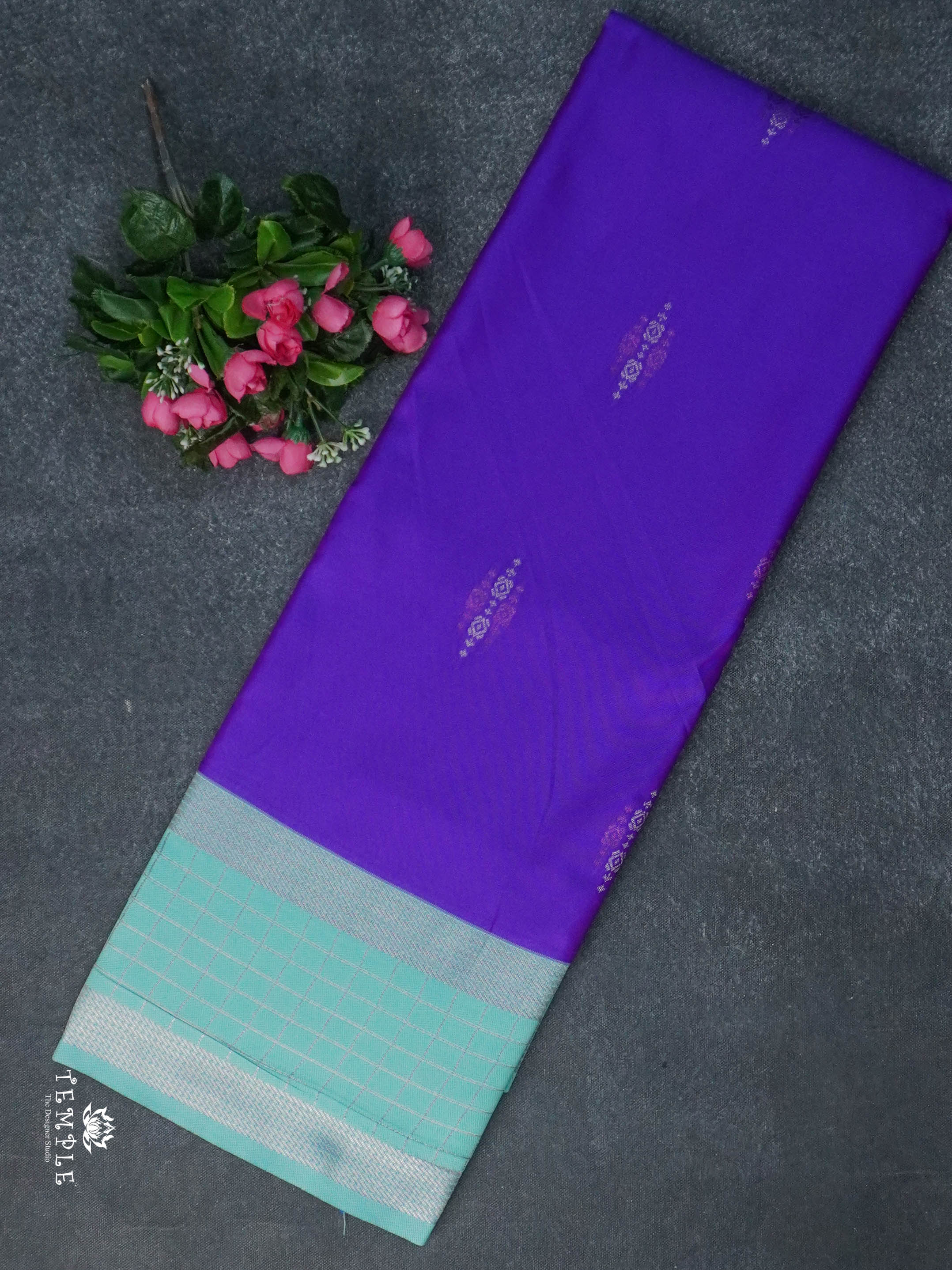 Contemporary Style Semi Kanchi Silk Saree | TTDS1795