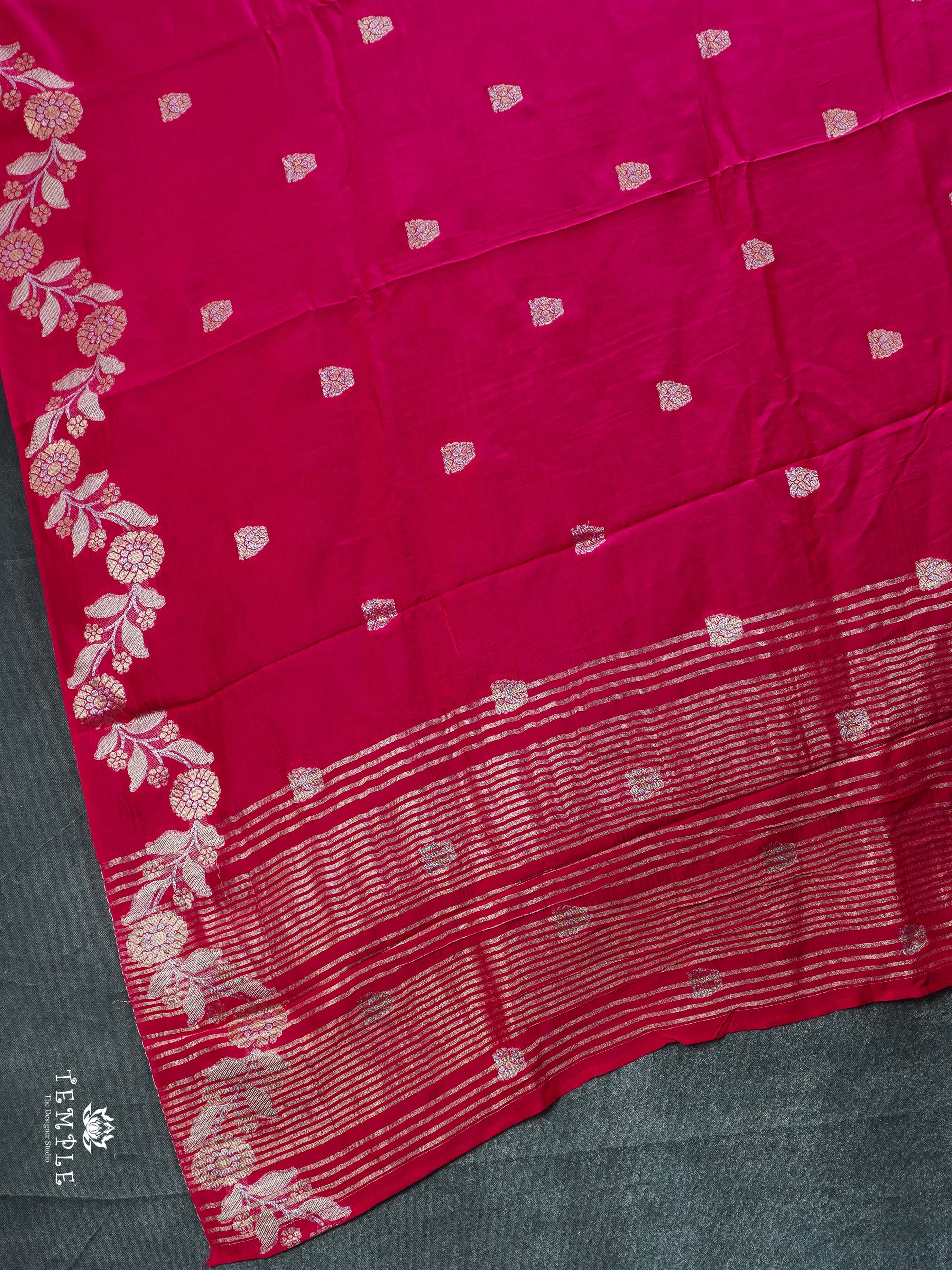 Mashru Silk Saree Satin Border | TTDS2222
