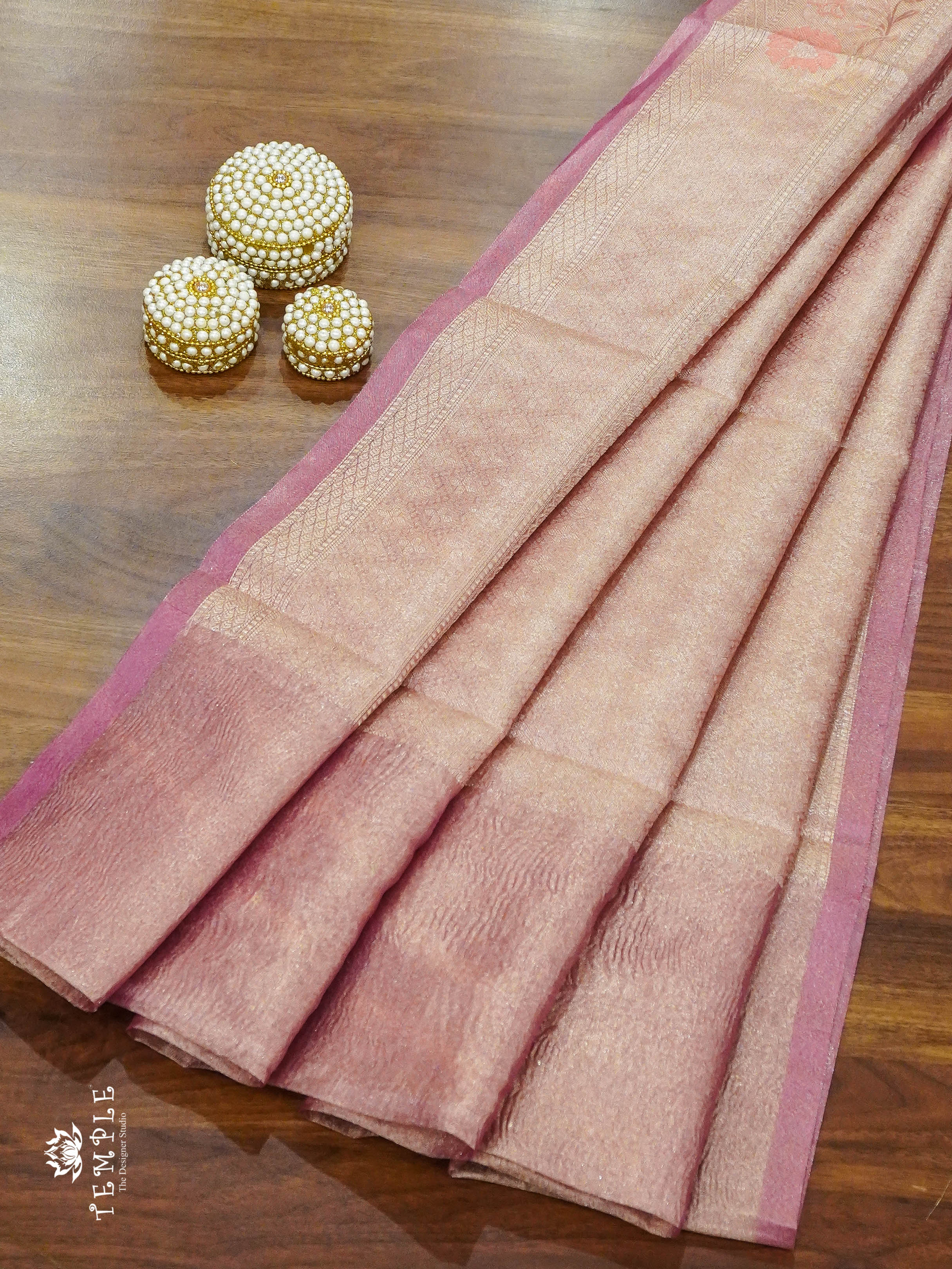 Crushed Tissue Saree | TTDS1335 | Sparkling Deals