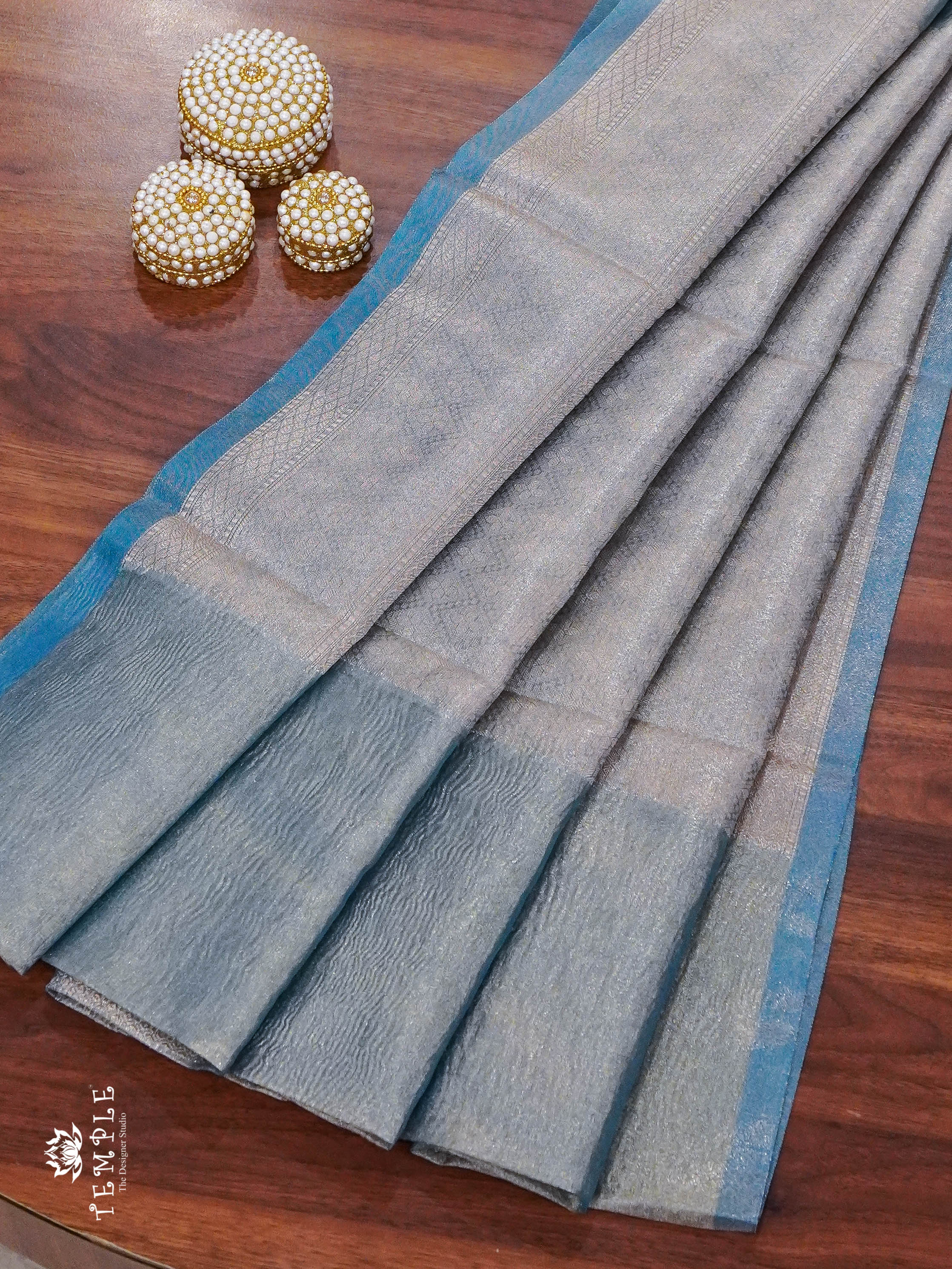 Crushed Tissue Saree | TTDS1335 | Sparkling Deals