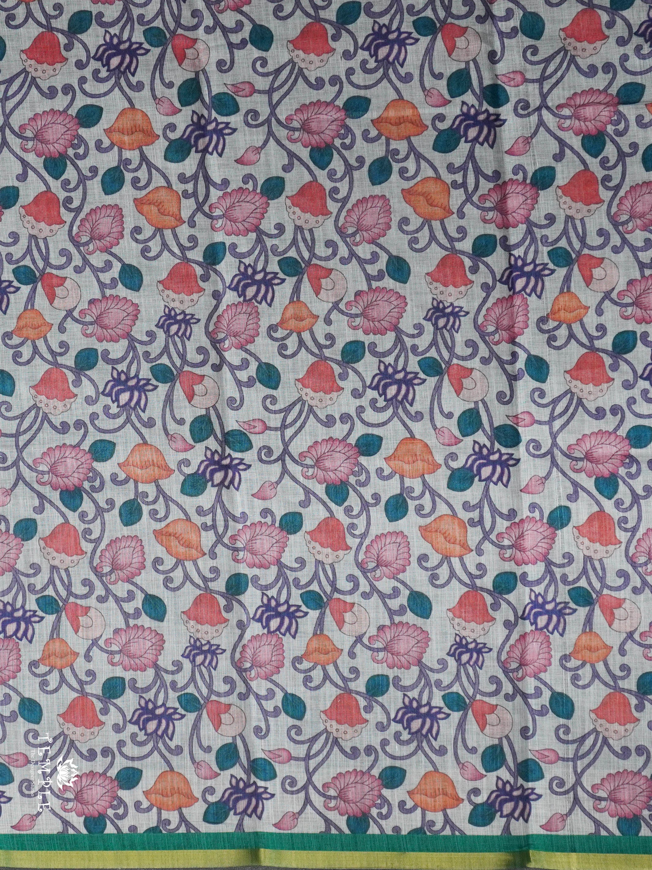 Linen Cotton Saree | TTDS2804