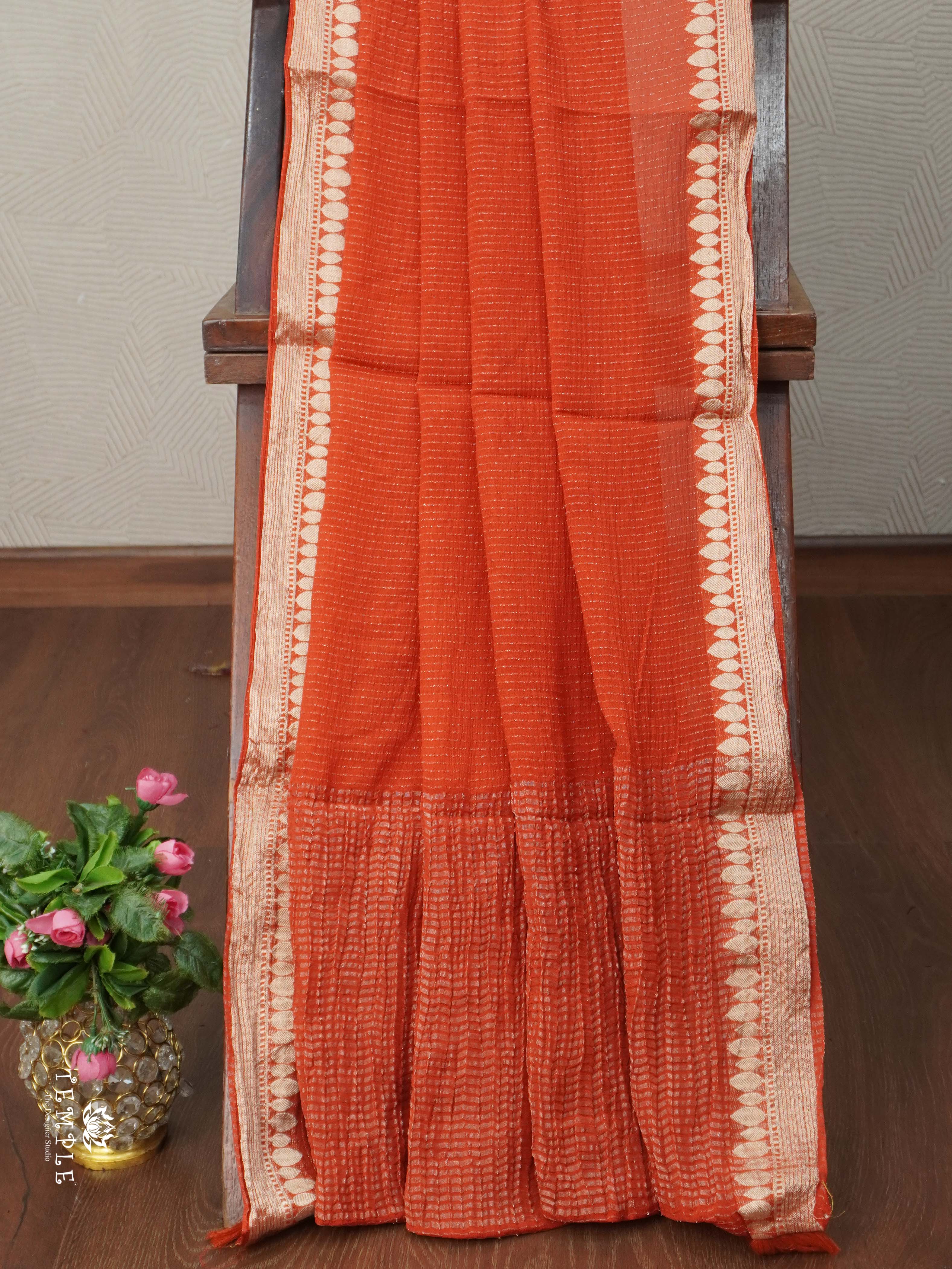 Fancy Georgette Saree With Vaira Oosi Pattern | TTDS2709.