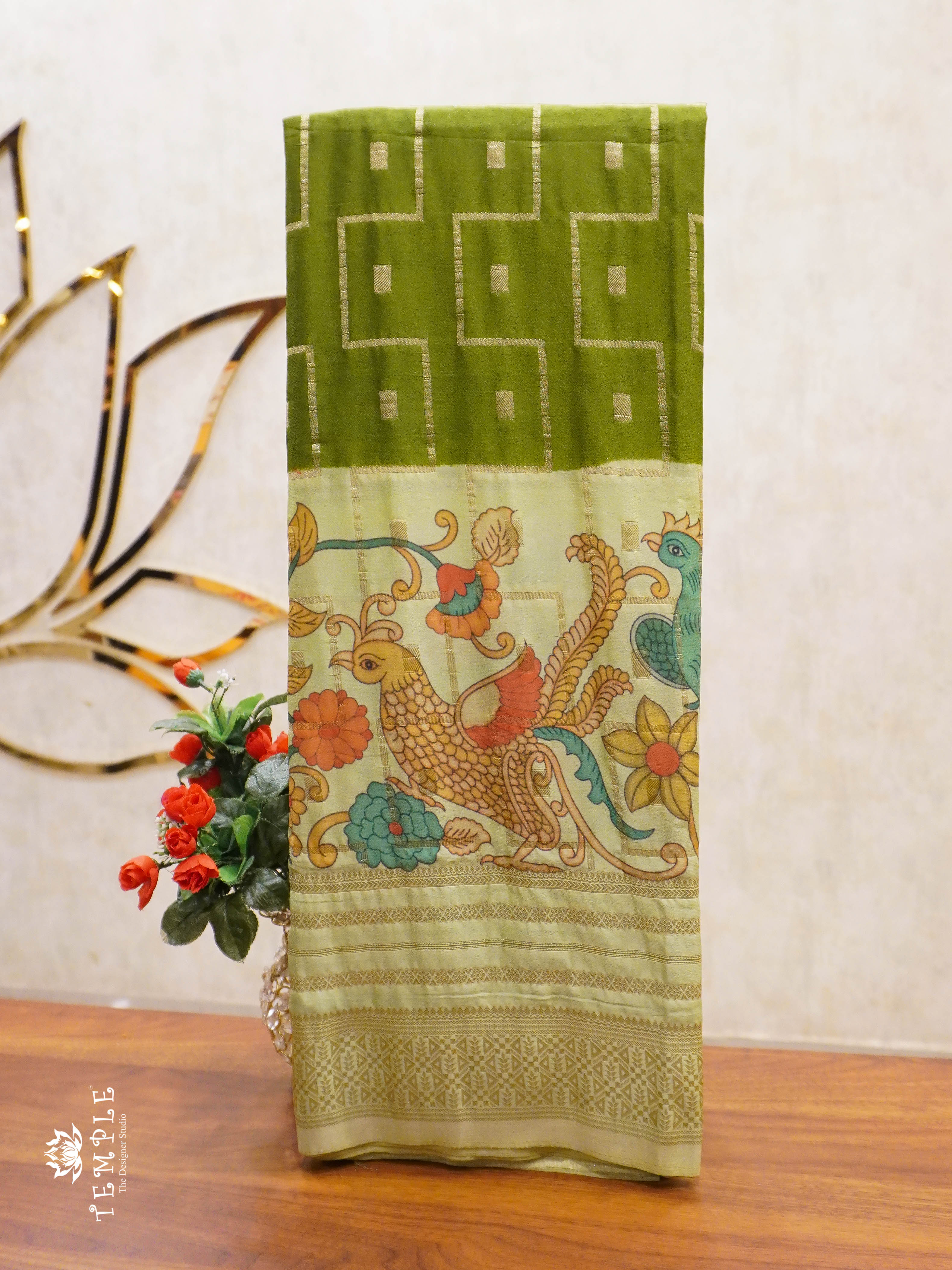 Mysore Crepe Silk Saree | TTDS1336