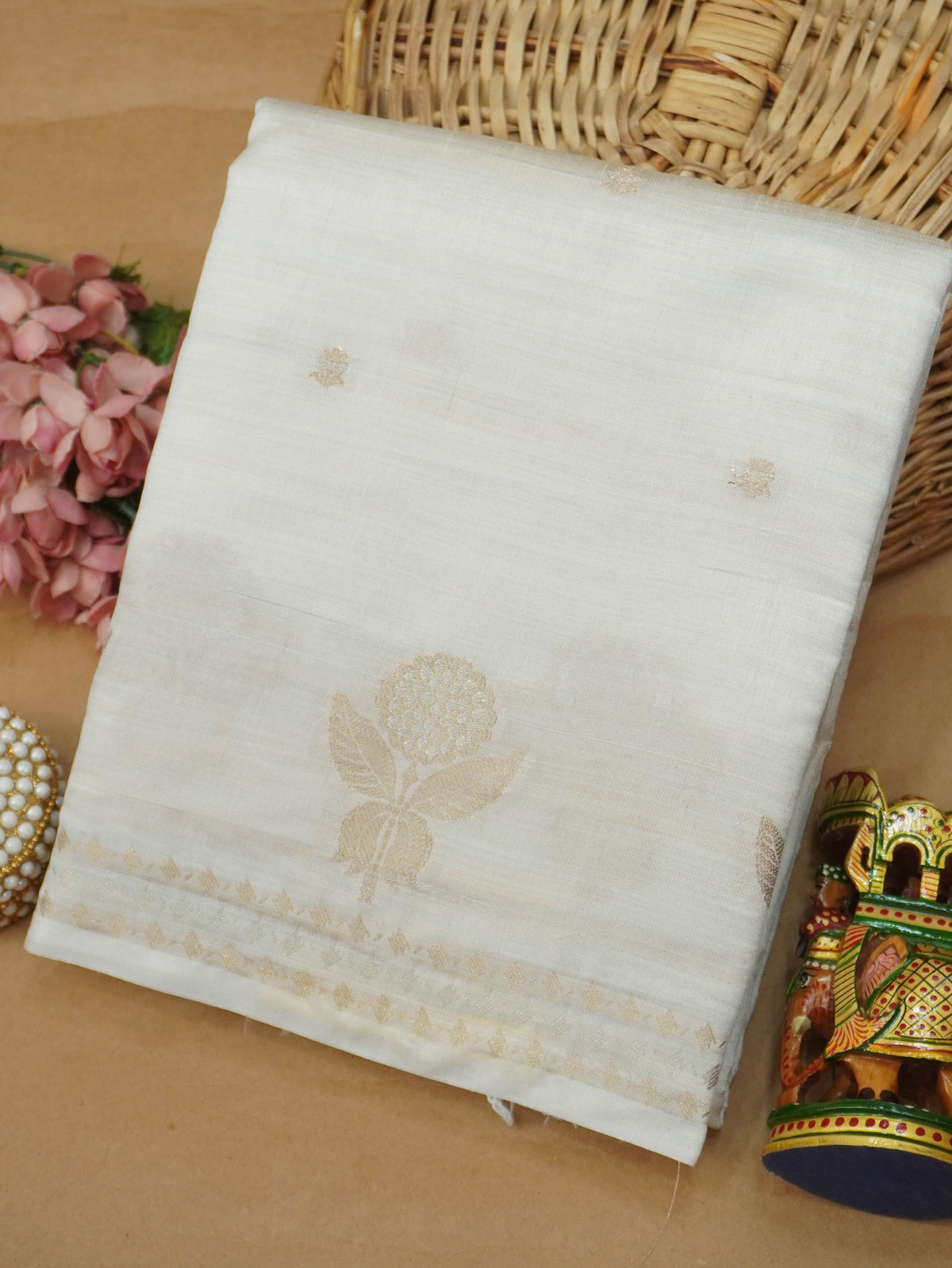 Tussar Silk Saree | TTDS3629