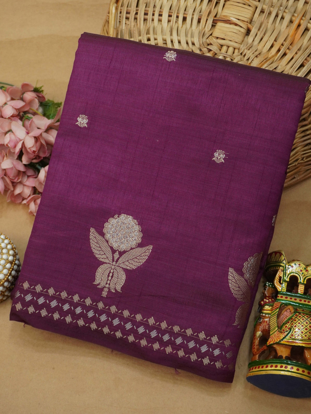 Tussar Silk Saree | TTDS3629