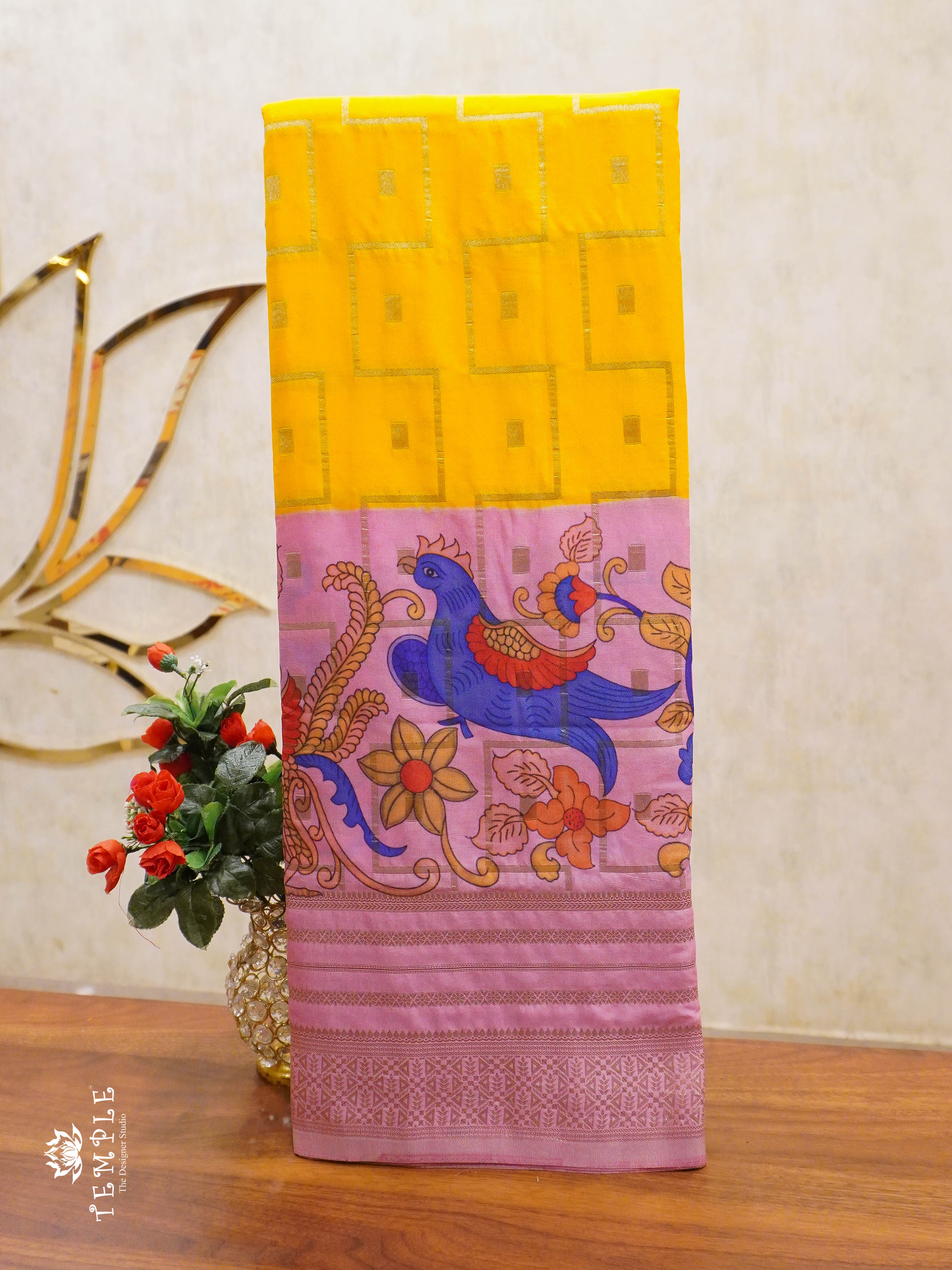 Mysore Crepe Silk Saree | TTDS1336