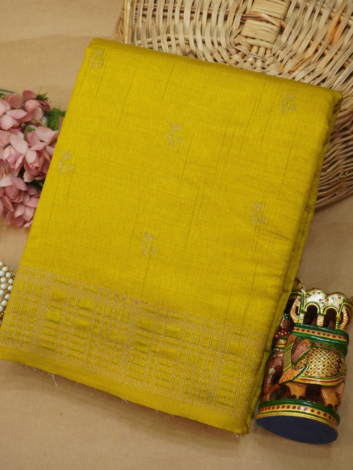 Tussar Silk Saree | TTDS3636