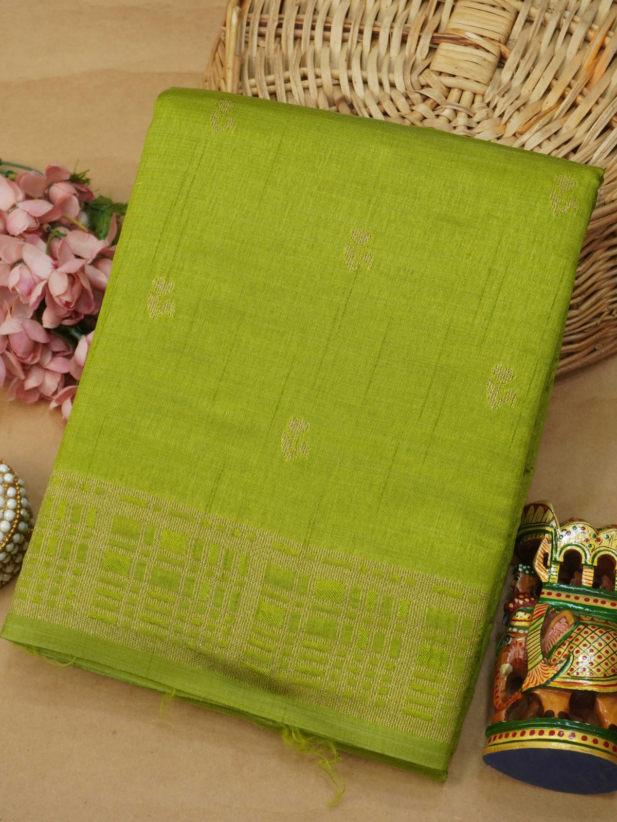 Tussar Silk Saree | TTDS3636