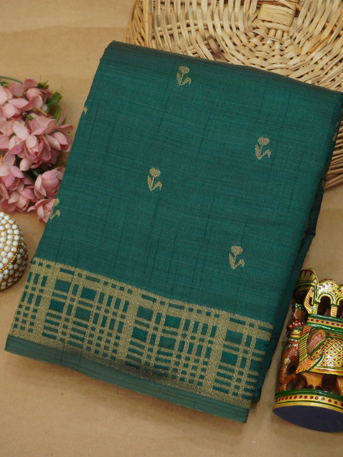 Tussar Silk Saree | TTDS3636