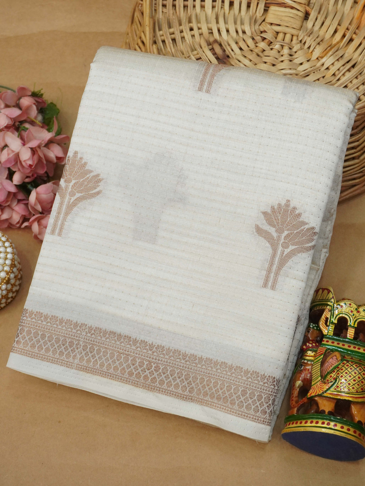 Tussar Silk Saree | TTDS3637