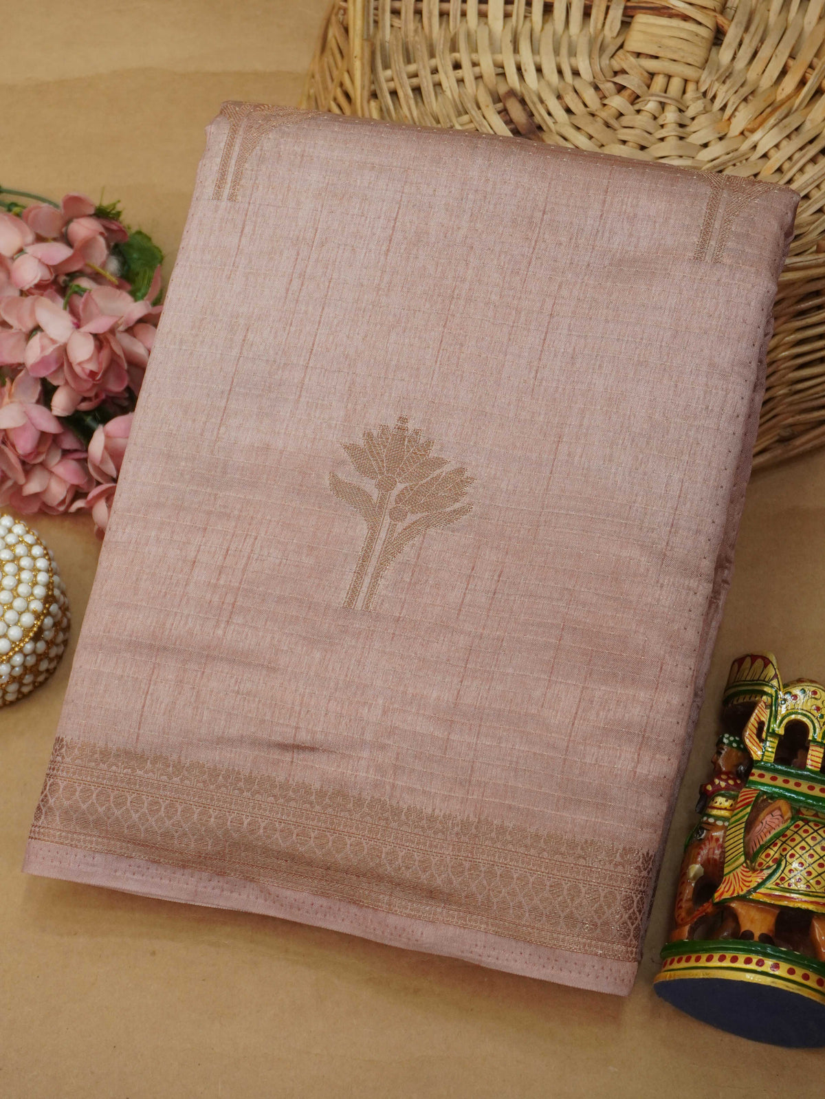 Tussar Silk Saree | TTDS3637