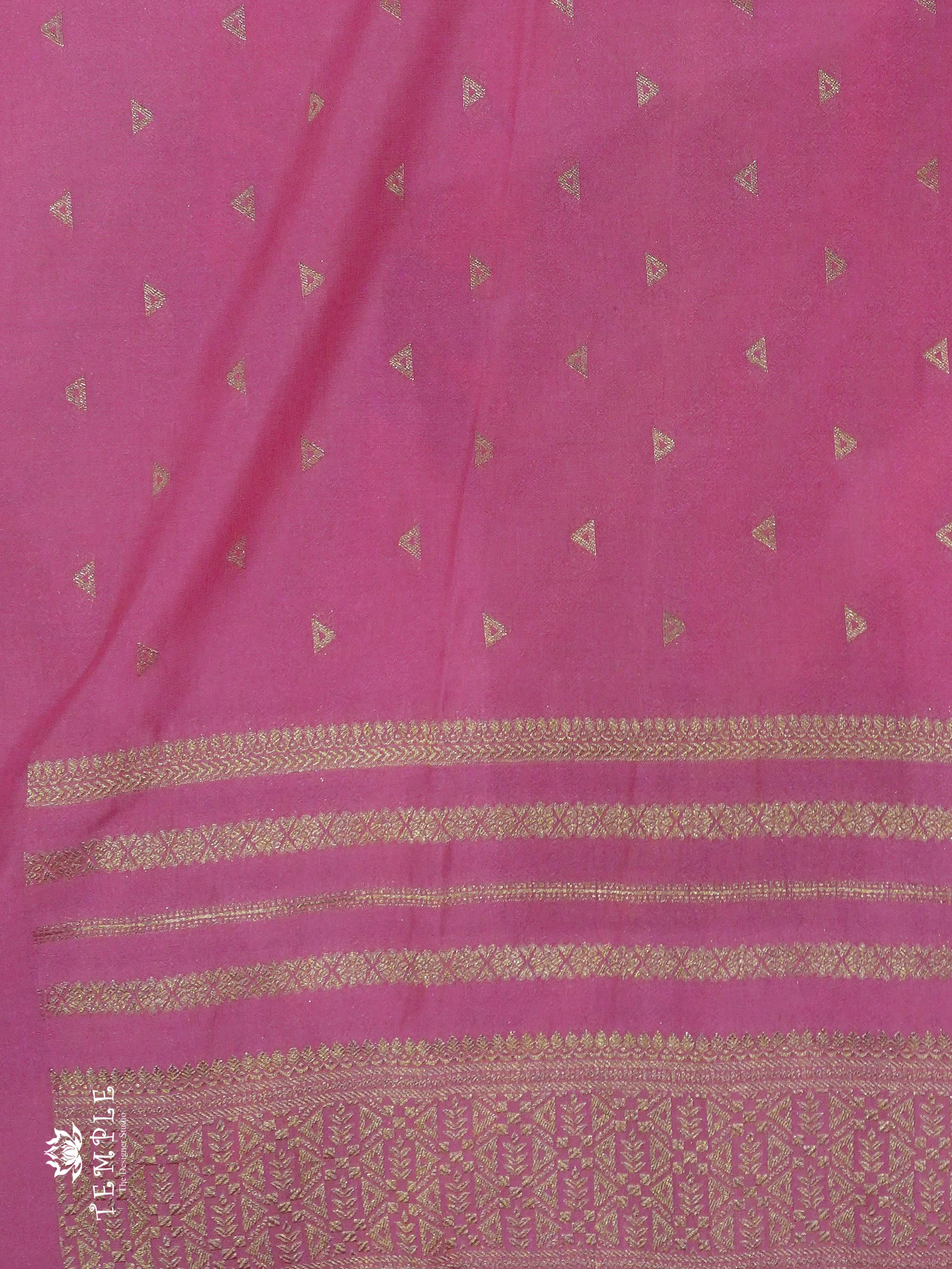 Mysore Crepe Silk Saree | TTDS1336