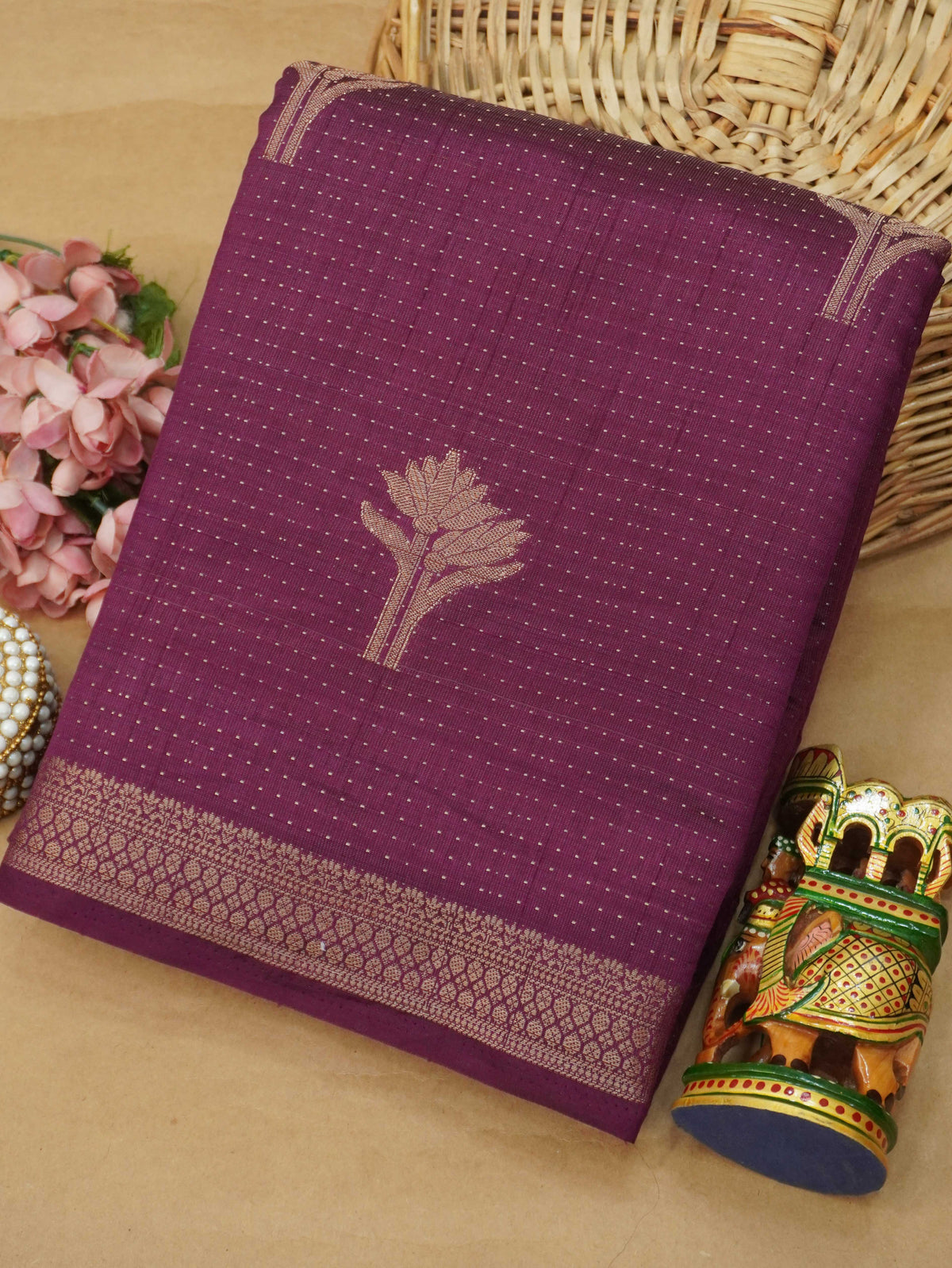 Tussar Silk Saree | TTDS3637