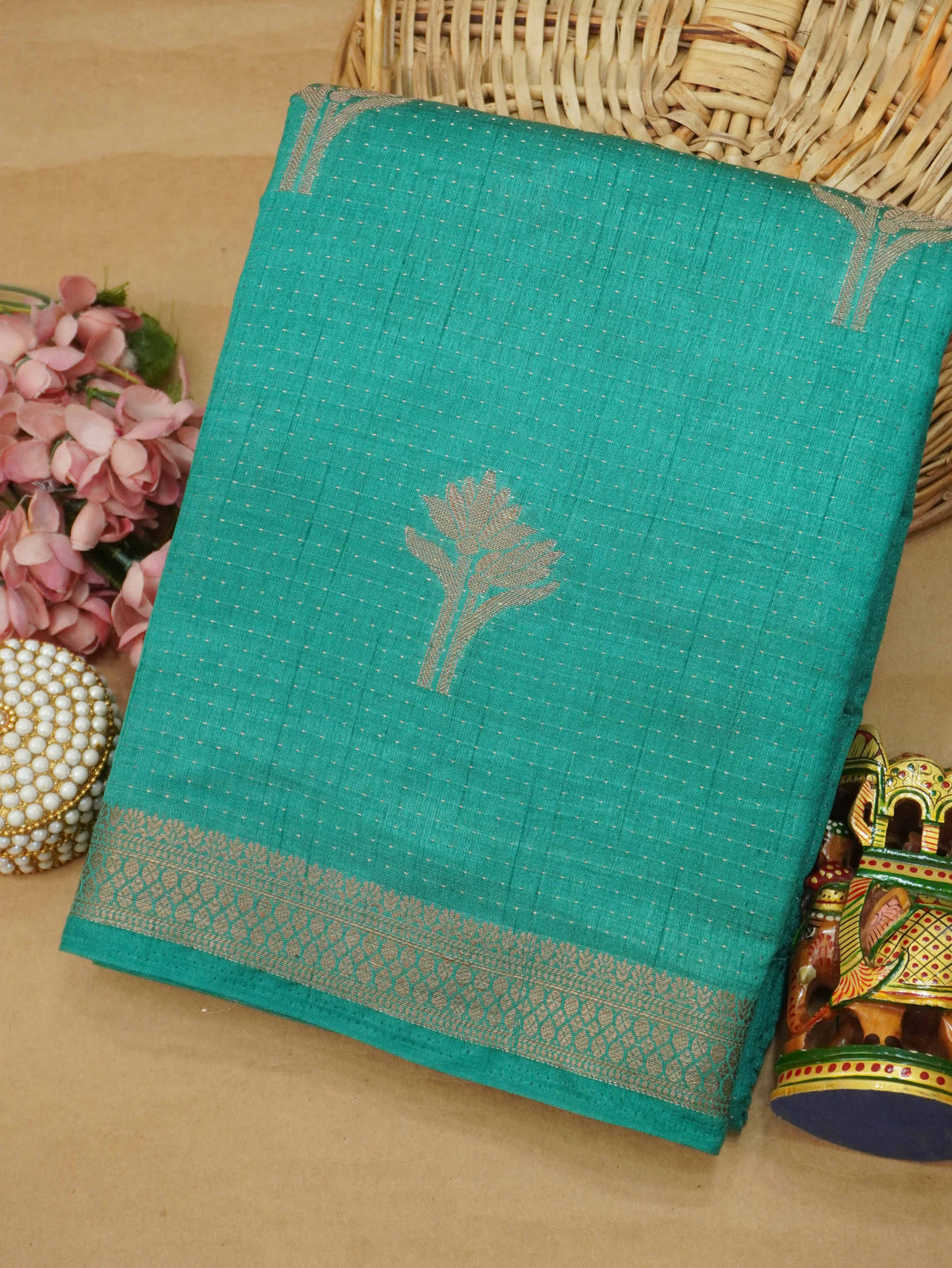 Tussar Silk Saree | TTDS3637