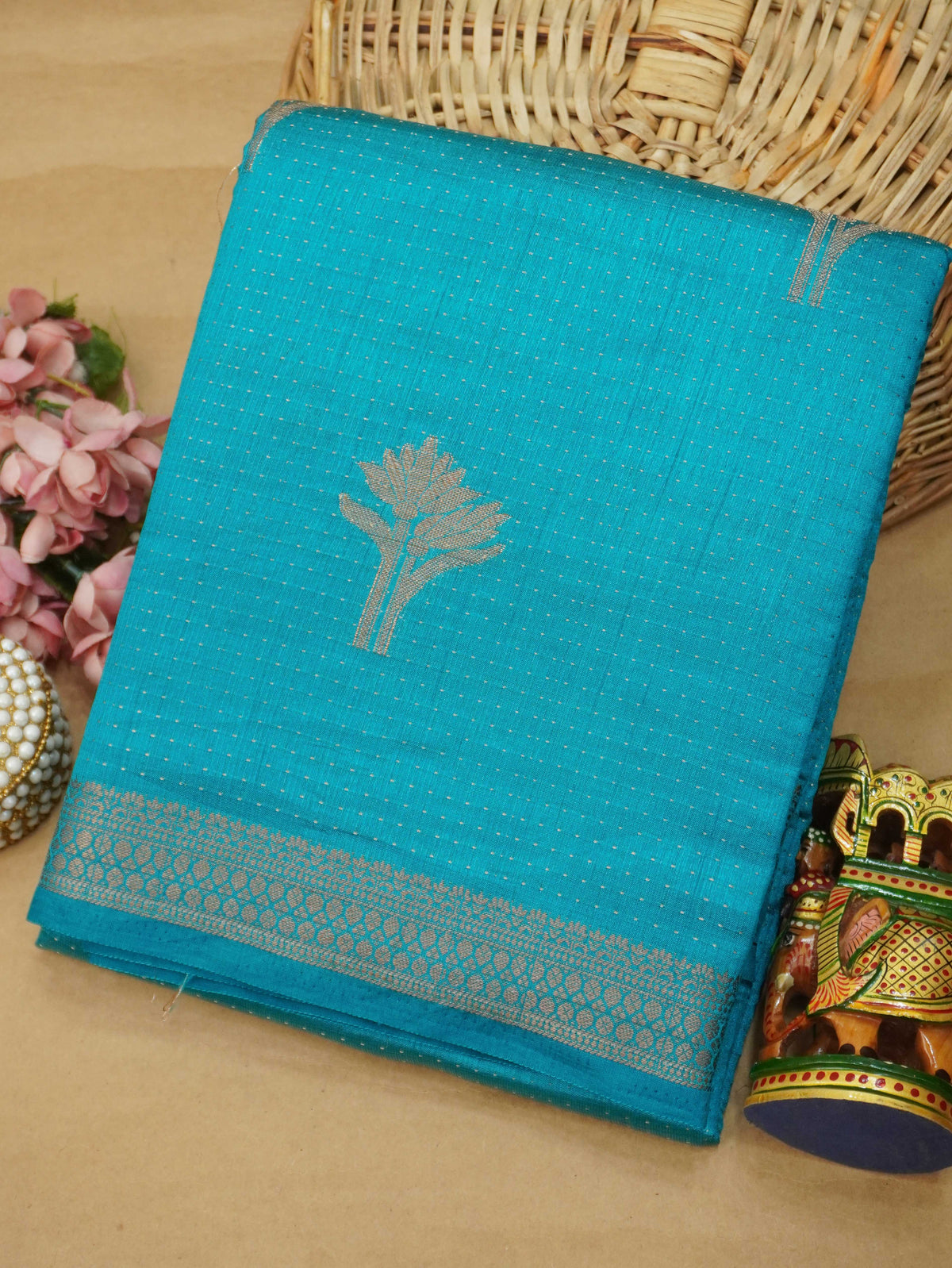 Tussar Silk Saree | TTDS3637