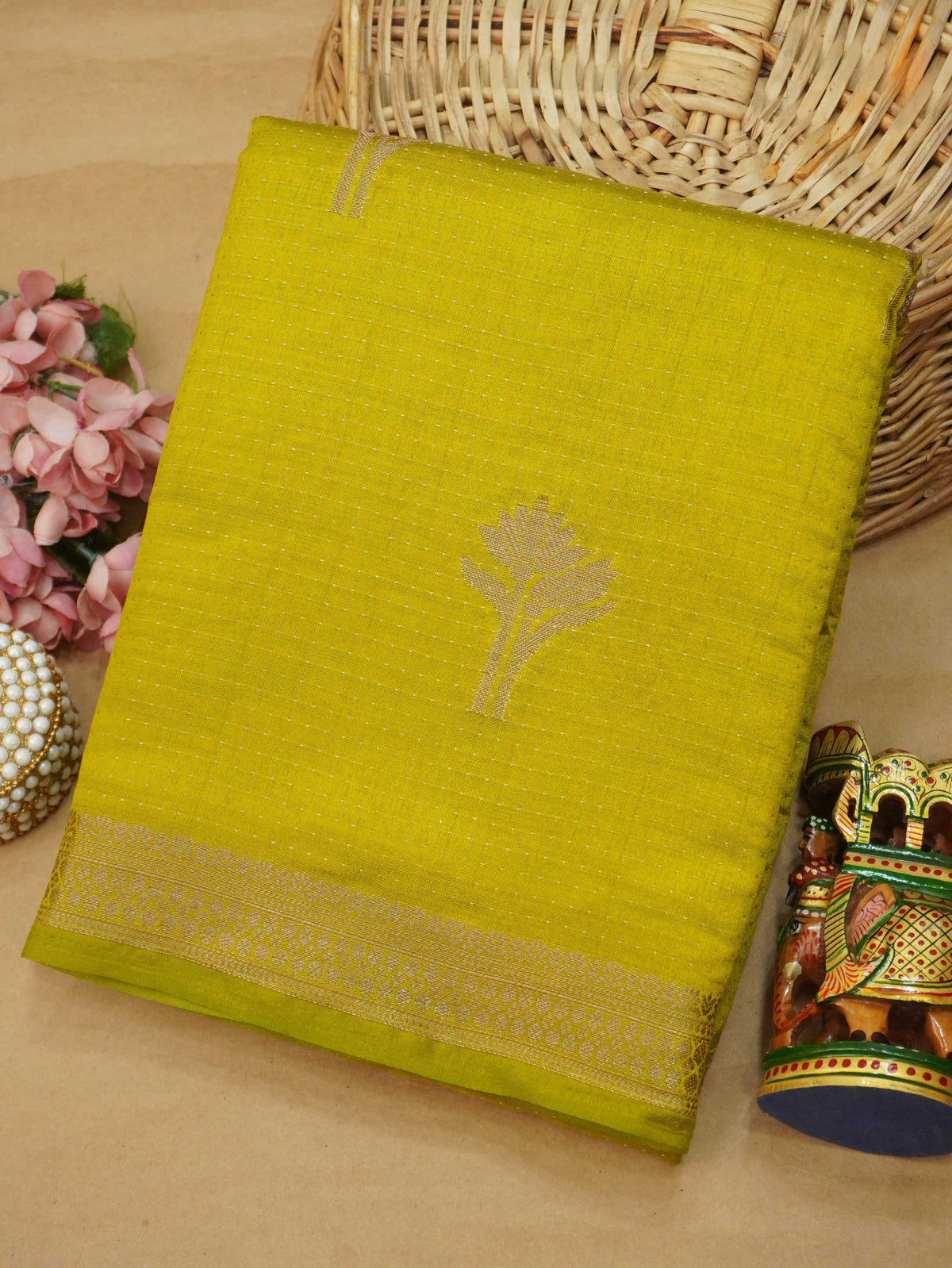 Tussar Silk Saree | TTDS3637