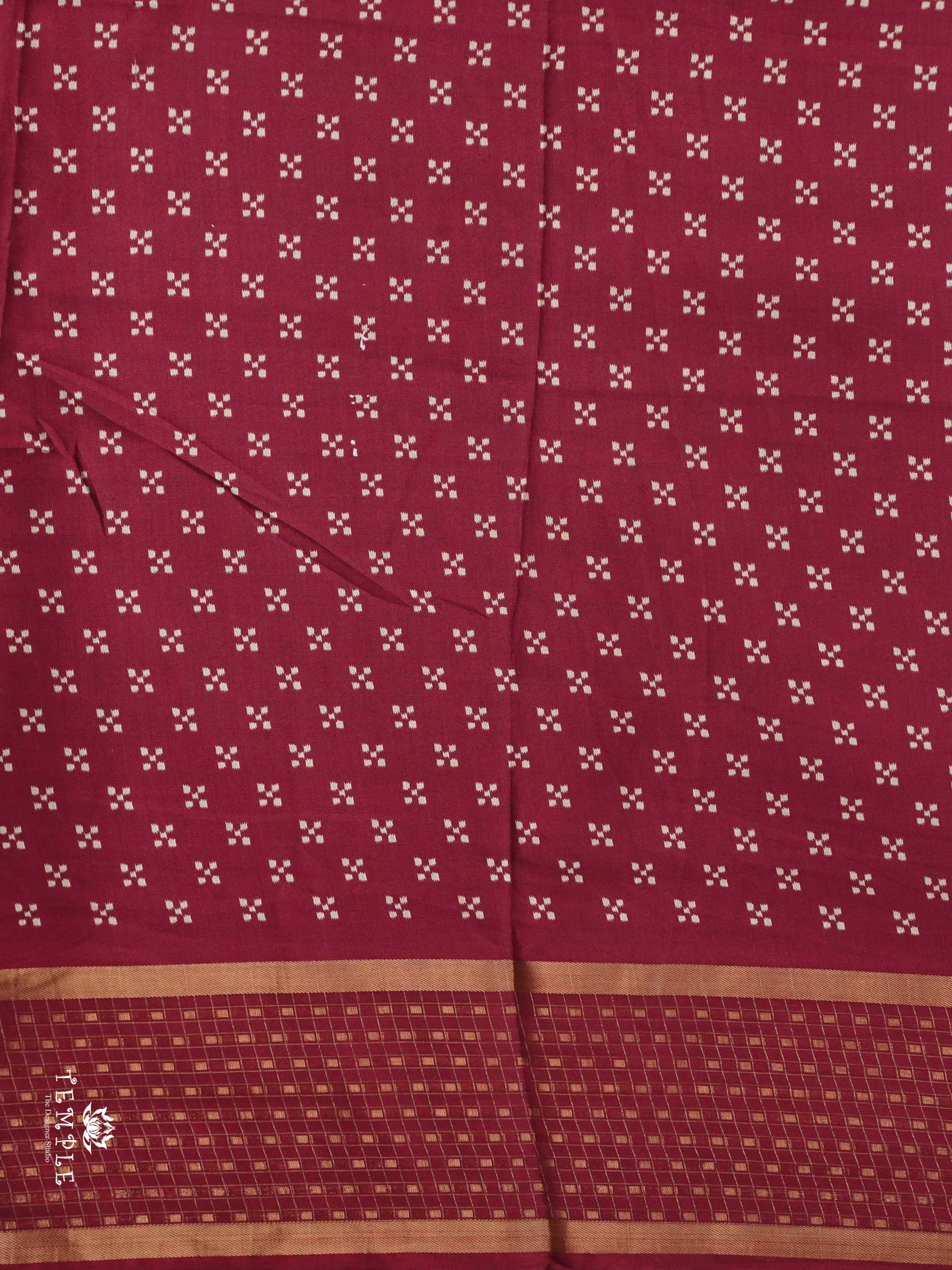 Printed Marshmallow Saree | TTDS2788