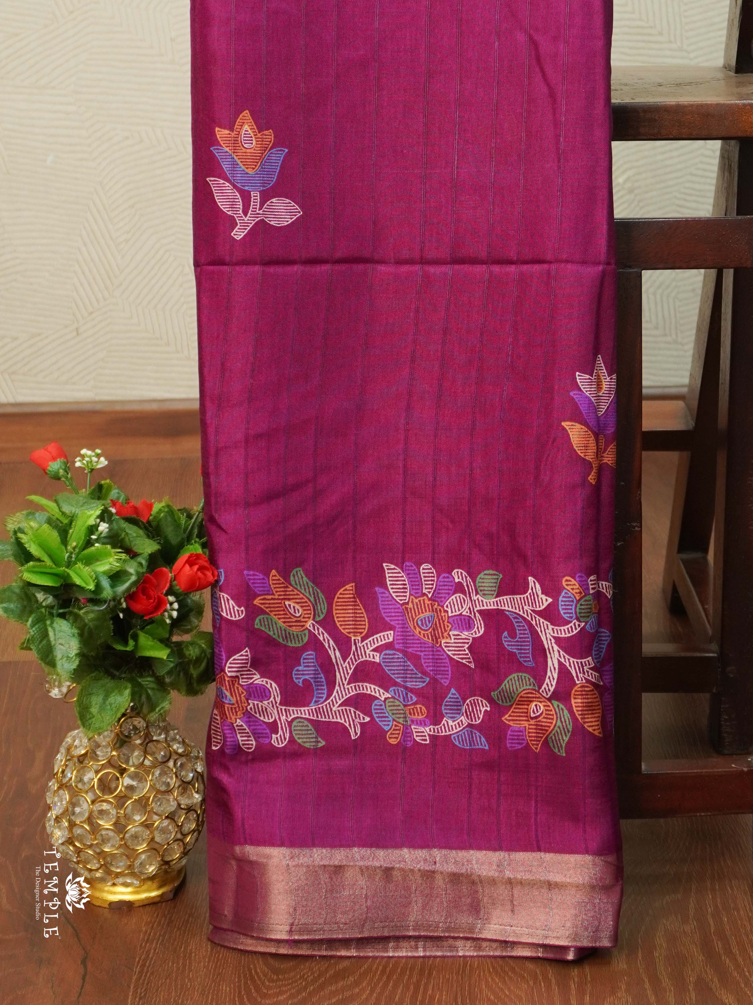Printed kosa Silk Saree | TTDS2223