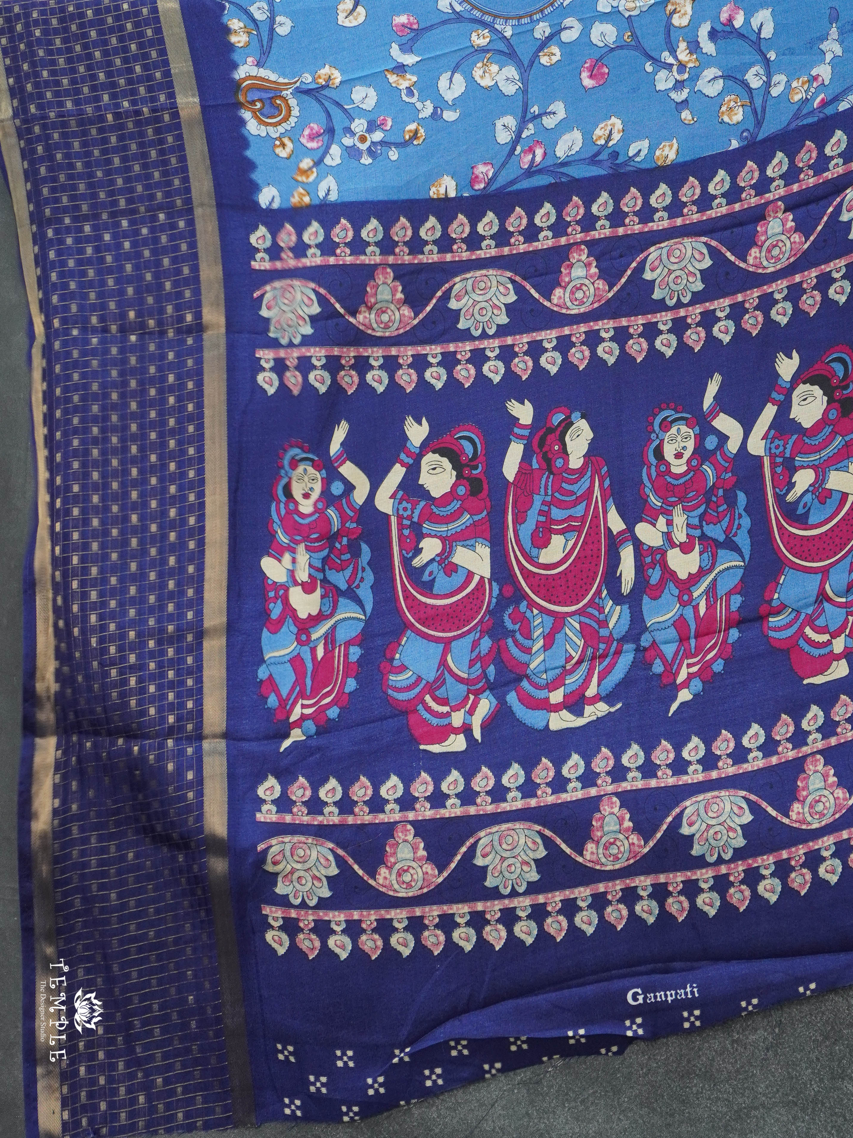 Printed Marshmallow Saree | TTDS2788