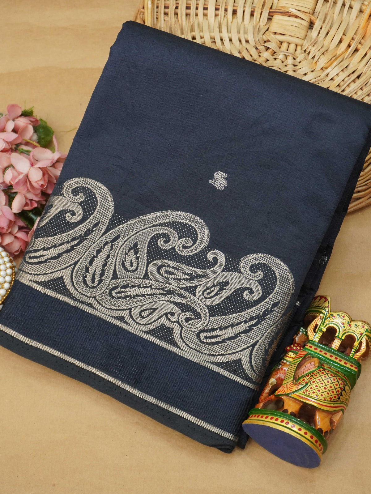 Tussar Silk Saree | TTDS3642