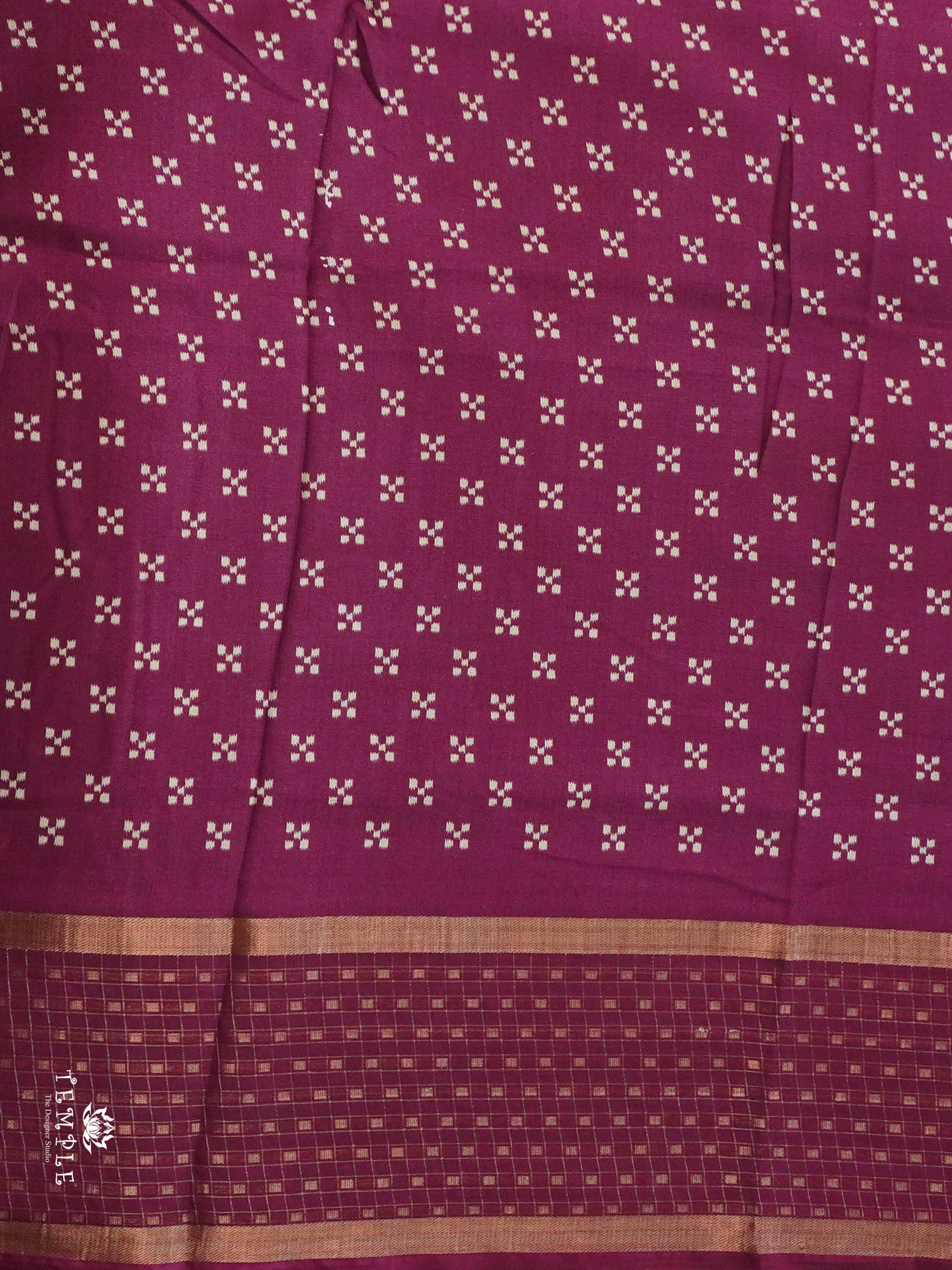 Printed Marshmallow Saree | TTDS2788