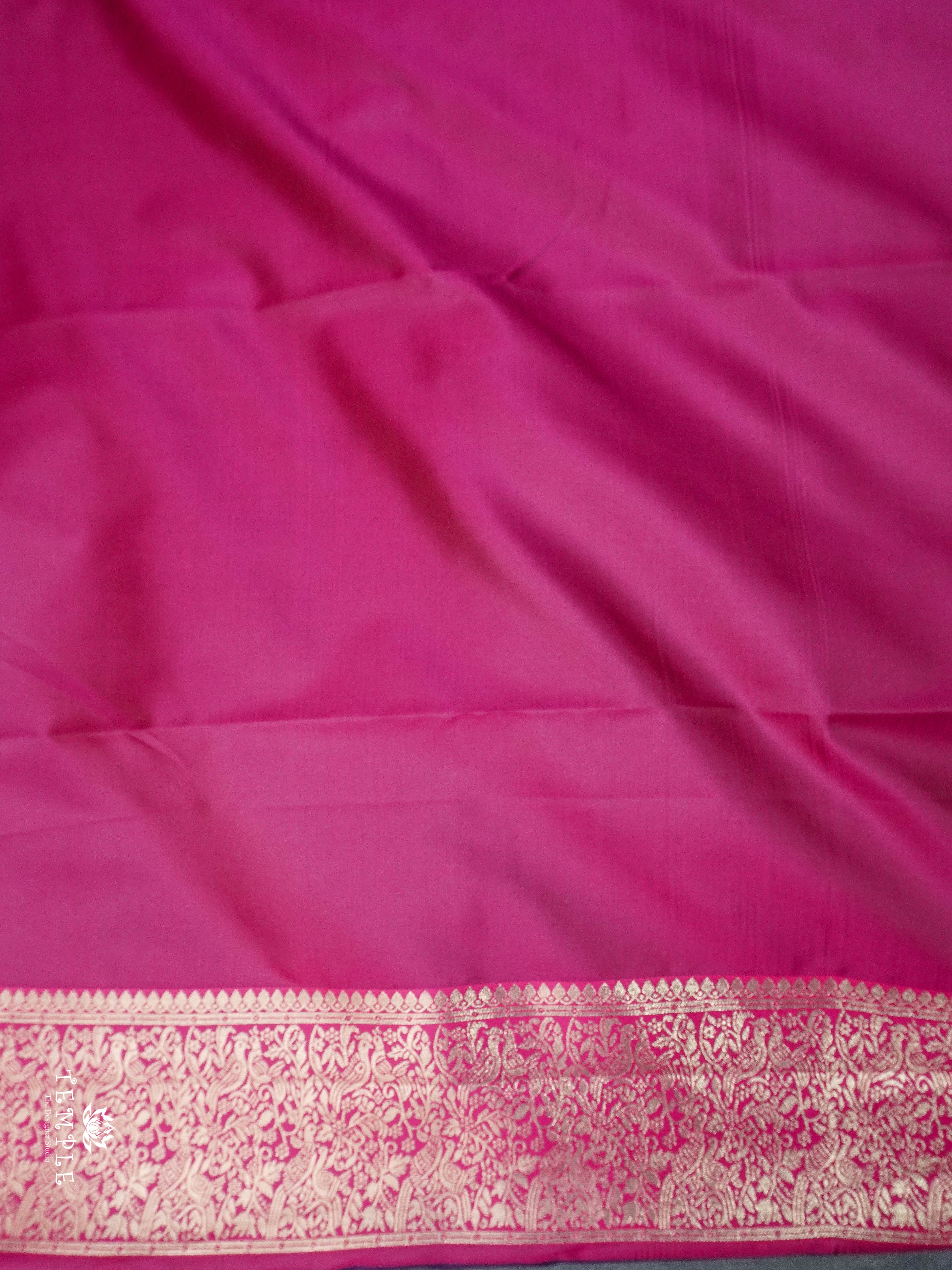 Semi Kanchi Silk Saree With Zari Woven Pattern | TTDS1799